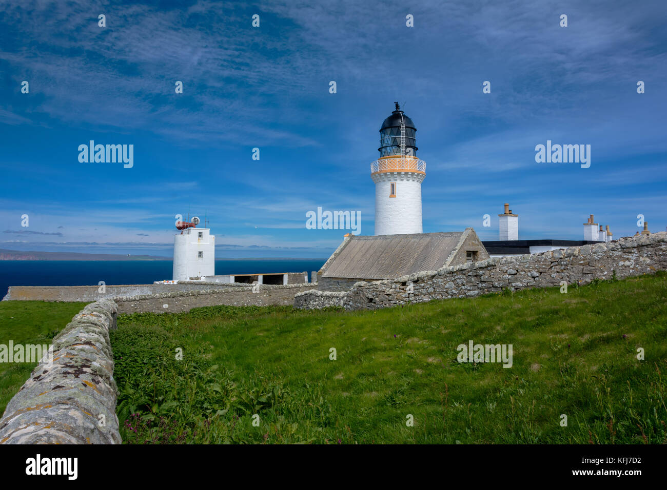 Head Lighthouse, Caithness, Scotland, United Kingdom Stock Photo