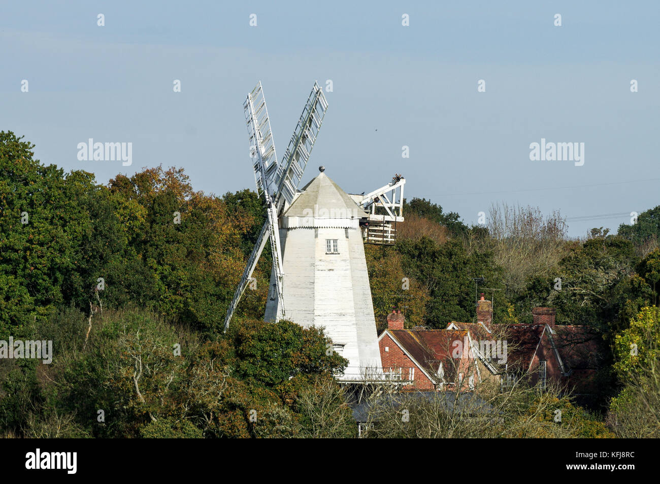 King's Mill or Vincent's Mill in Shipley West Sussex, England Stock