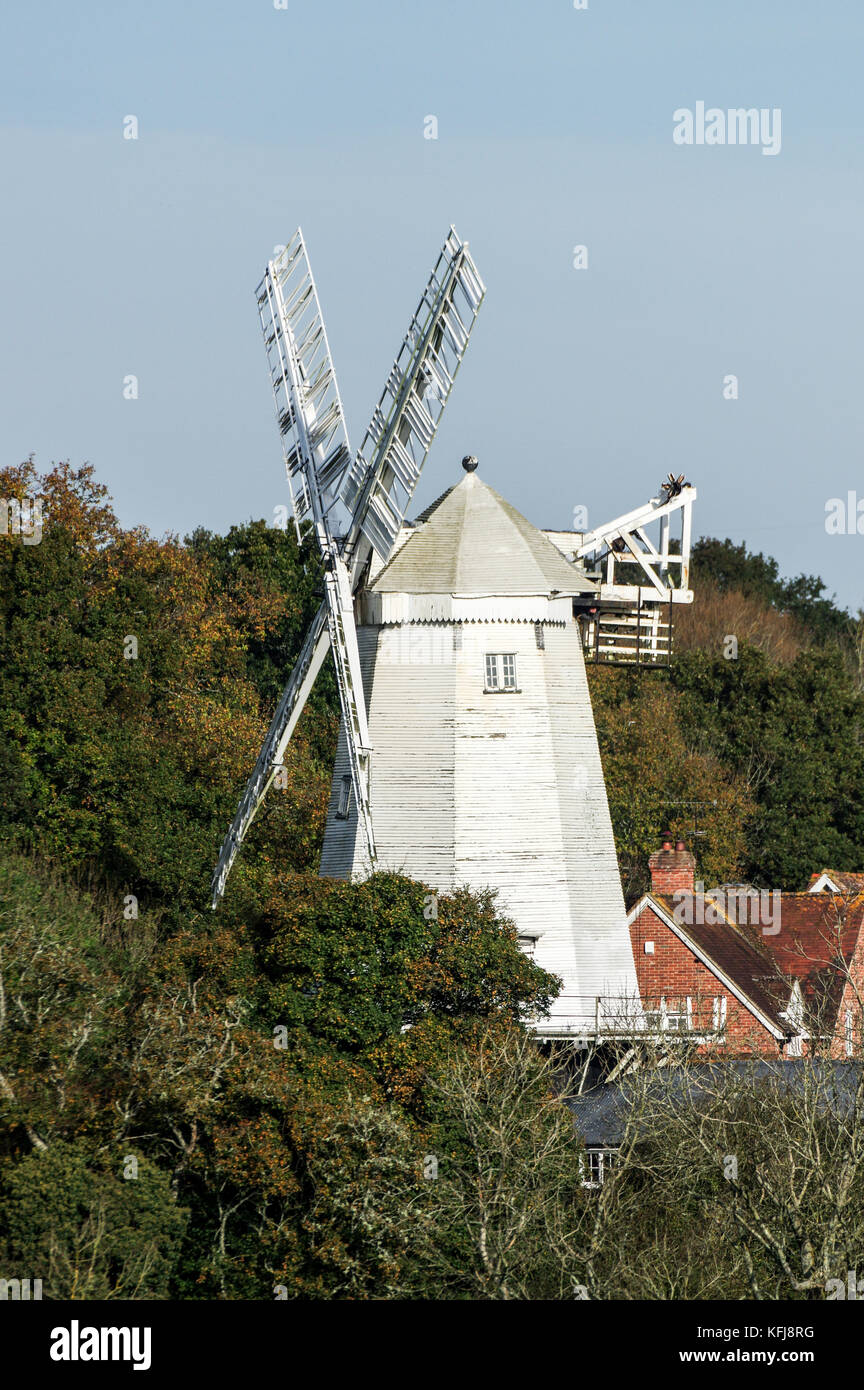 King's Mill or Vincent's Mill in Shipley West Sussex, England Stock