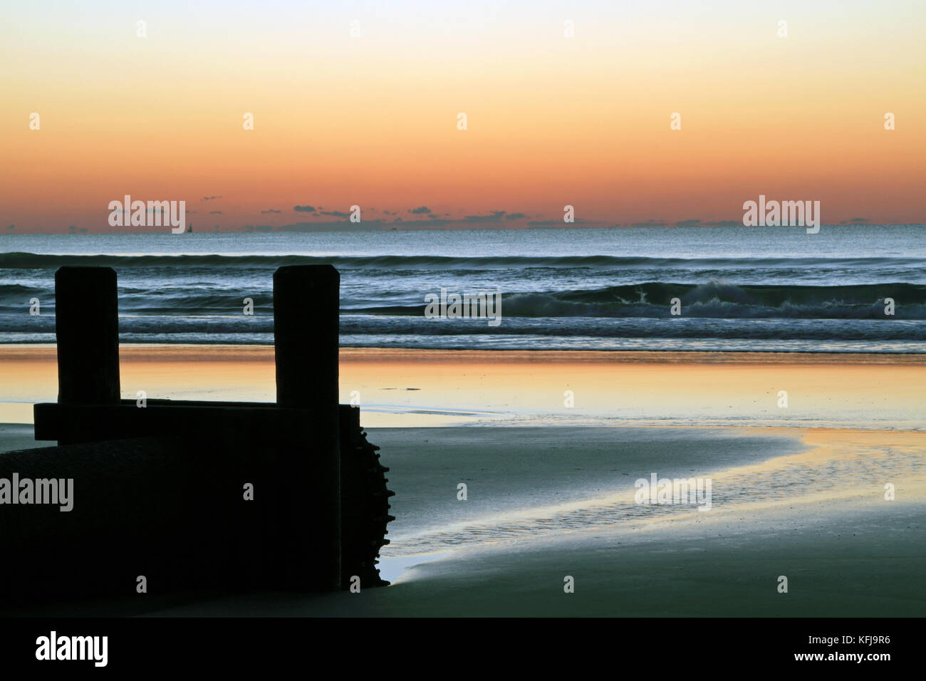 Sunrise at Diamond Beach, New Jersey, USA Stock Photo Alamy