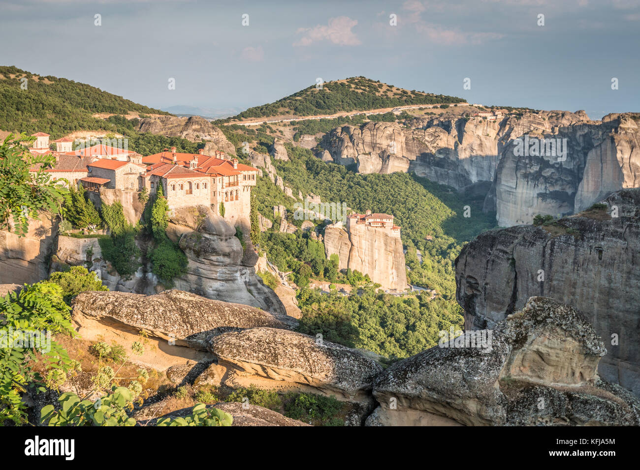 Meteora in Greece Stock Photo