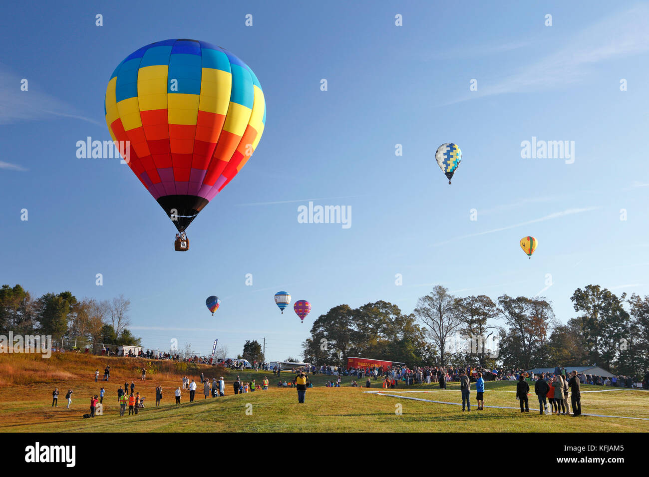 Carolina Balloon Festival, Statesville, North Carolina. Hot air