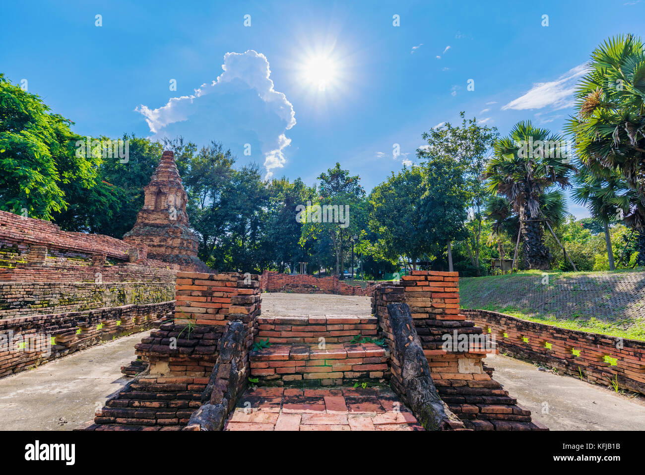 Wiang Kum Kam ancient temple ruins in Chiang Mai Thailand Stock Photo ...
