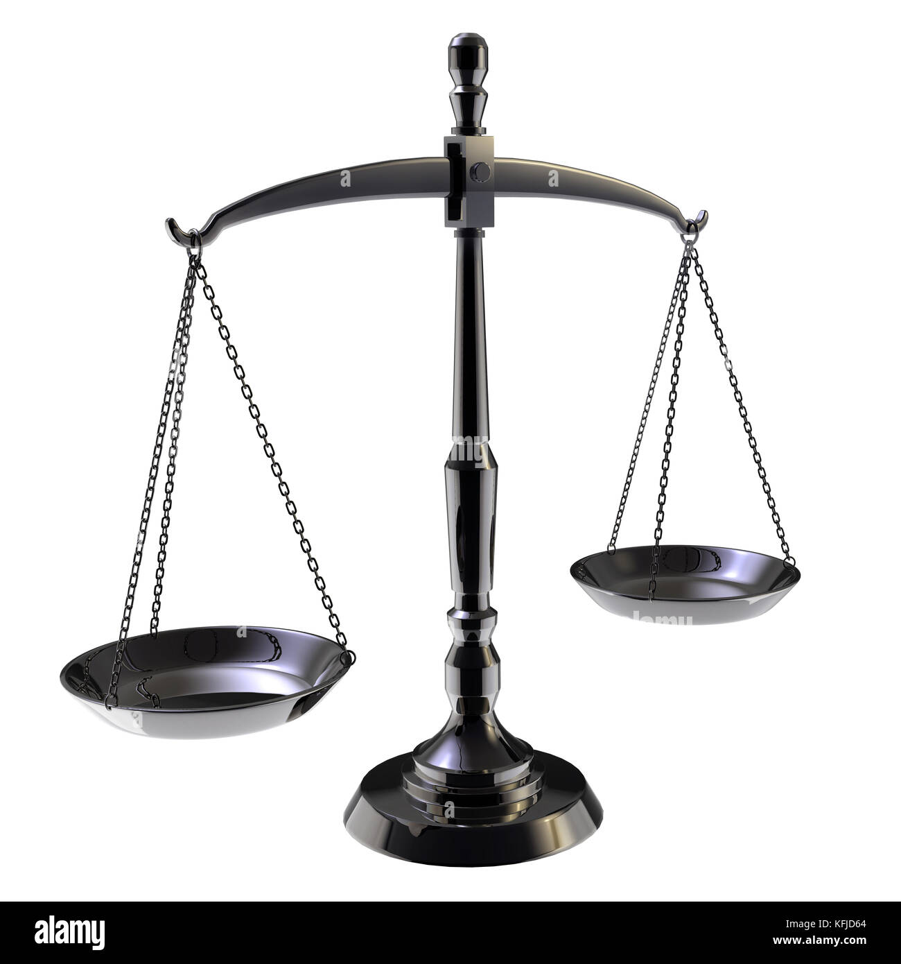 Black scales of justice isolated on white background Stock Photo - Alamy