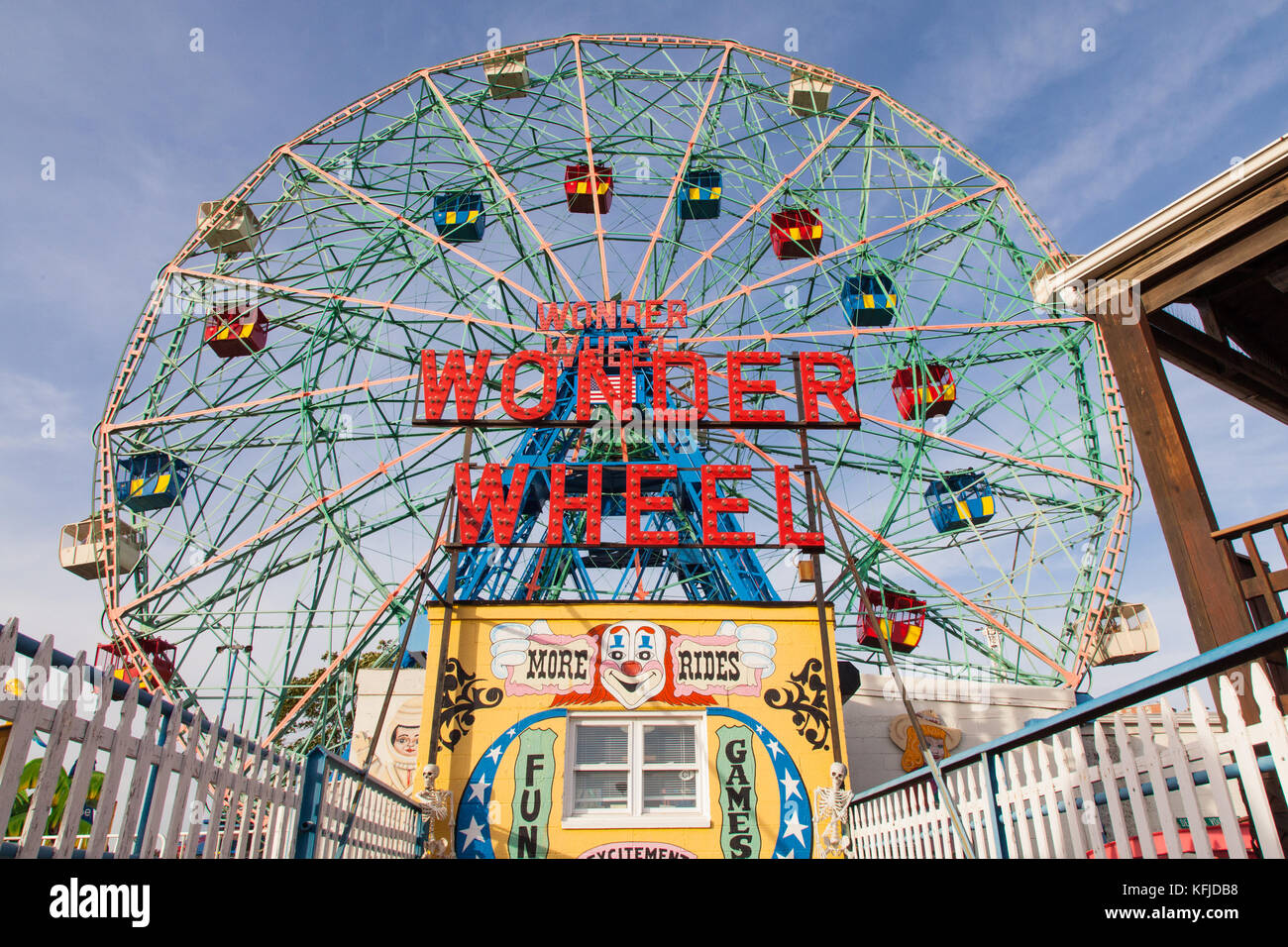 Wonder Wheel, Coney island, Brooklyn, New York, United States of ...