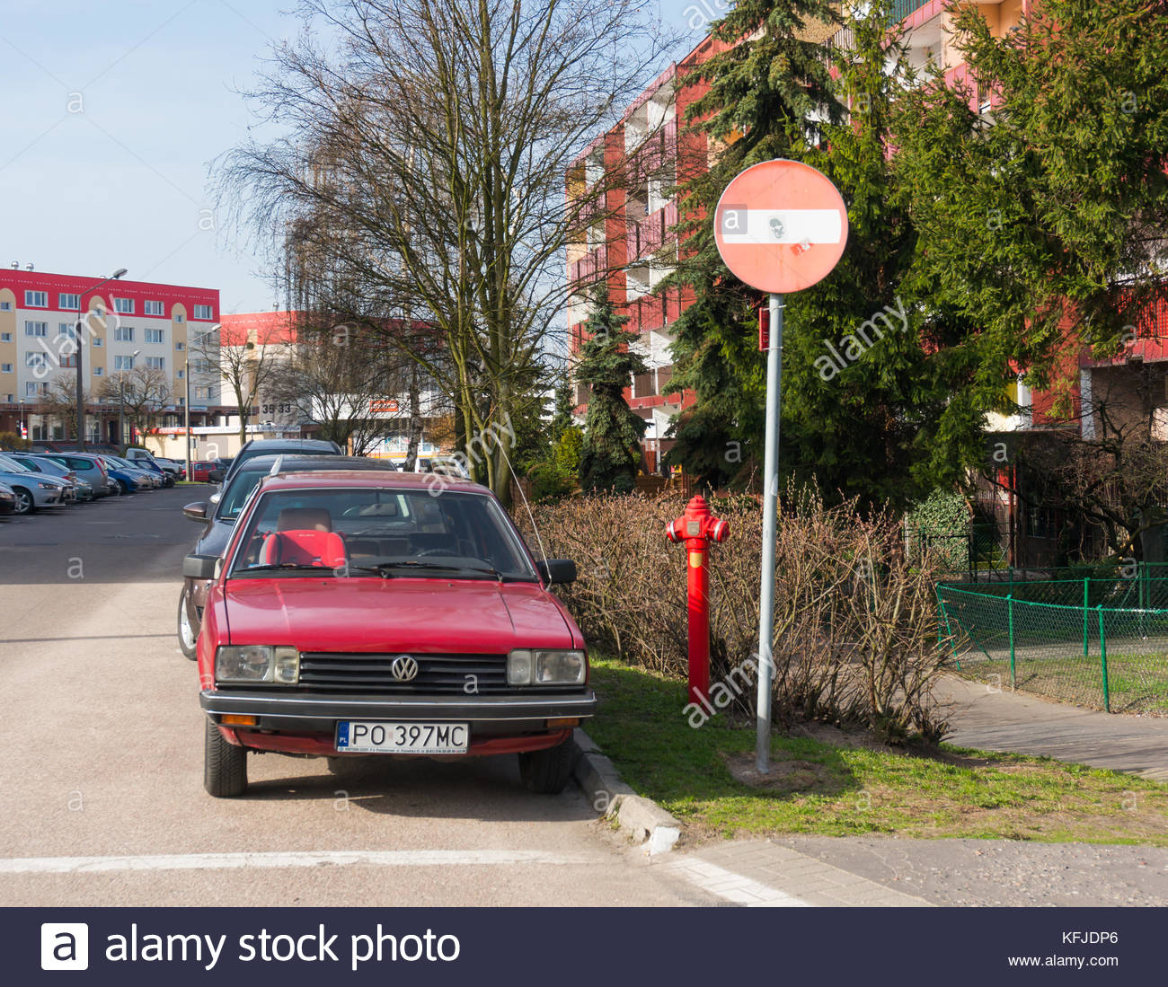 Polish Road Sign Stock Photos Polish Road Sign Stock - 
