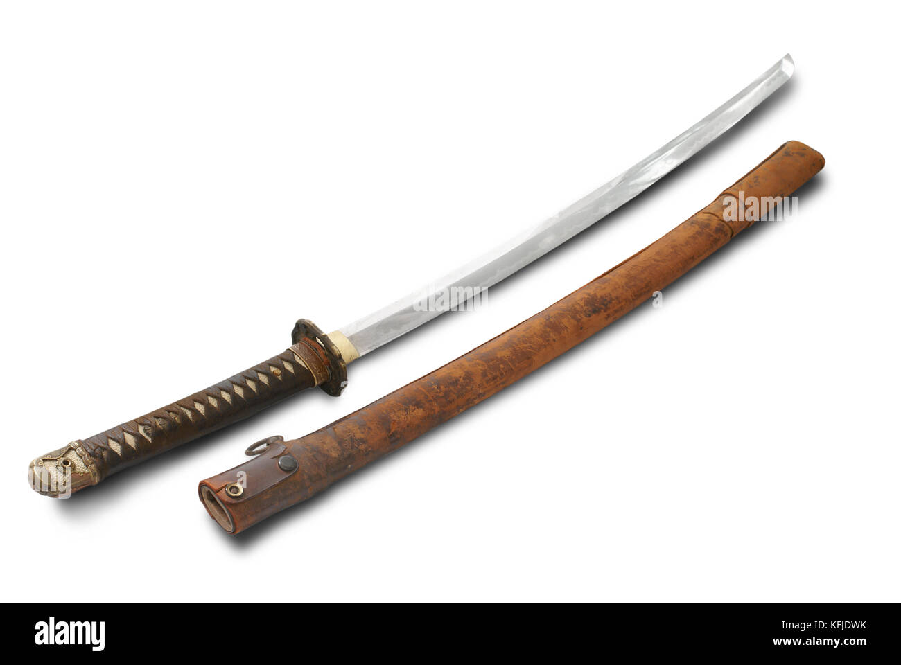 Japanese officer's 'new military sword (shin gunto)' (1939-44) Stock Photo