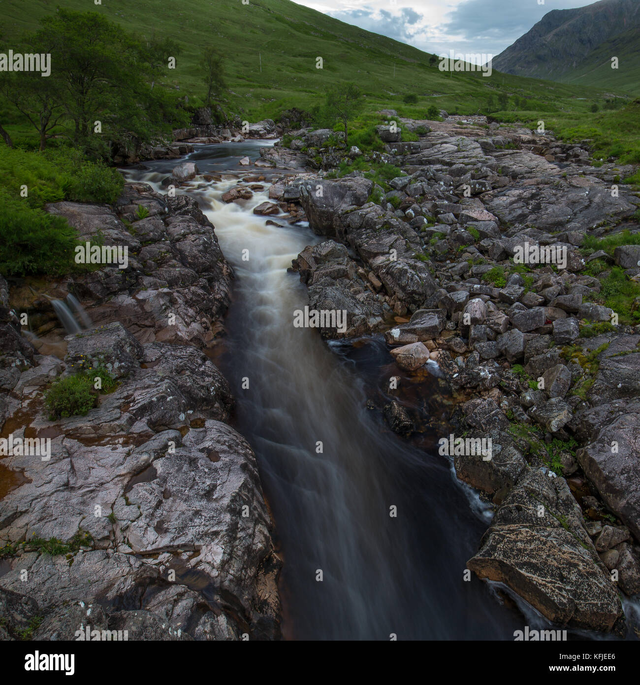 River Etive, Glen Etive, Scotland Stock Photo