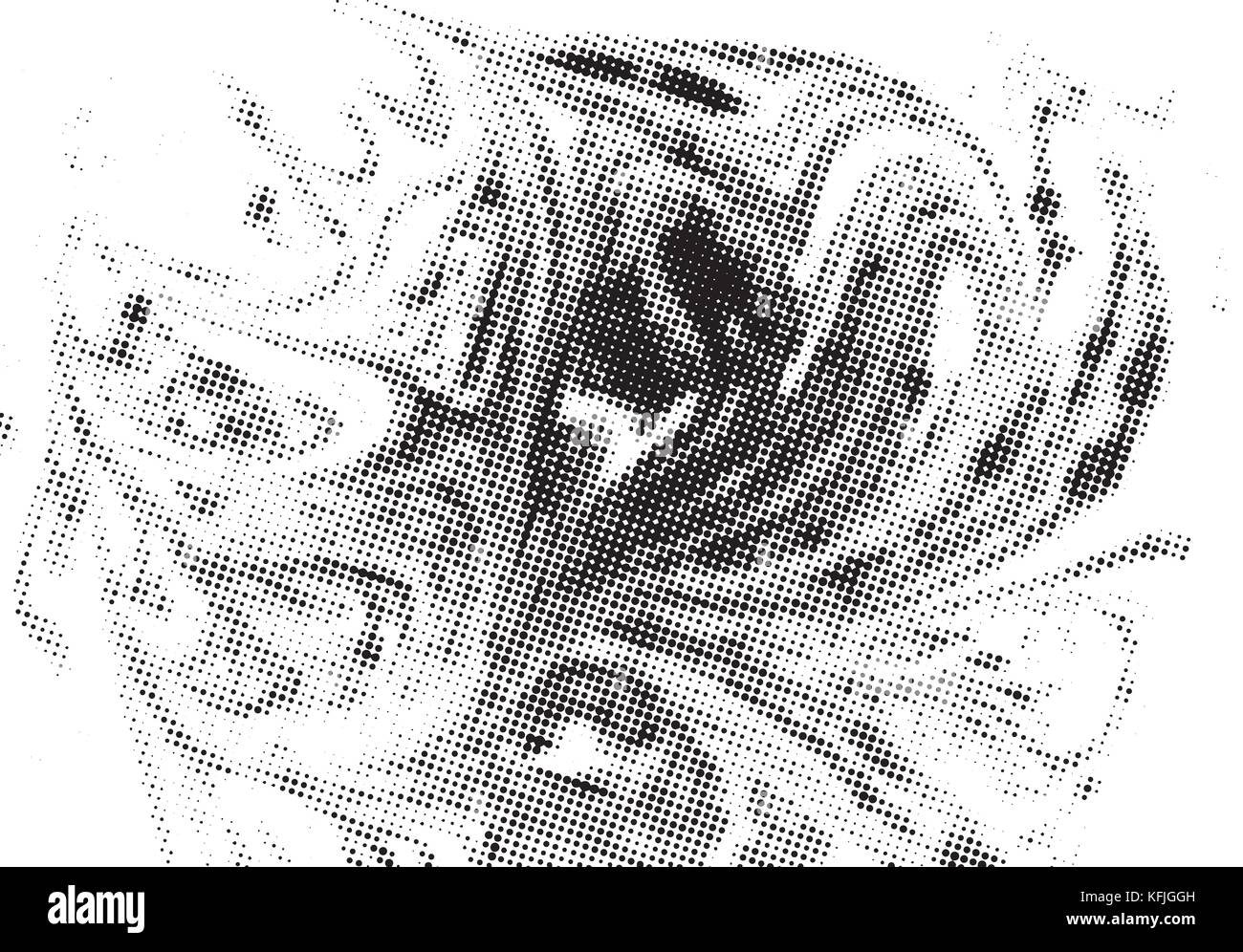 Black and white grunge texture. Abstract halftone background. Vector ...