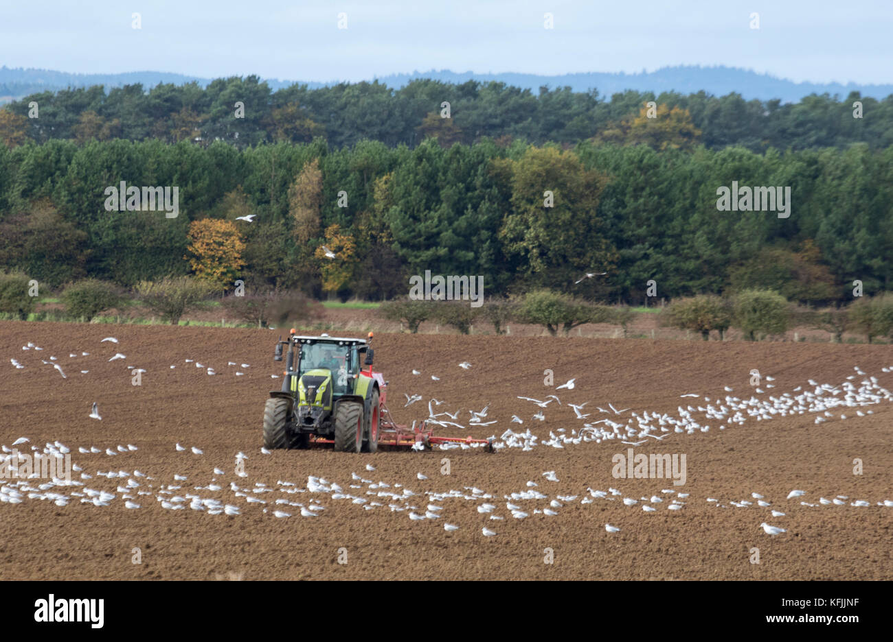 Ploughed field and tractor hires stock photography and images Alamy