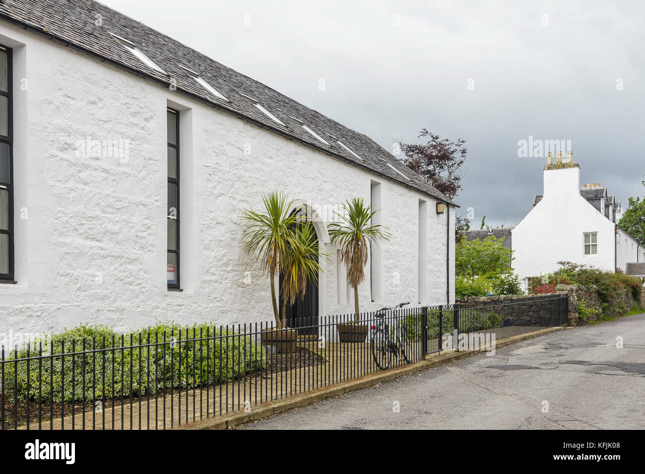 views Plockton village houses Stock Photo Alamy