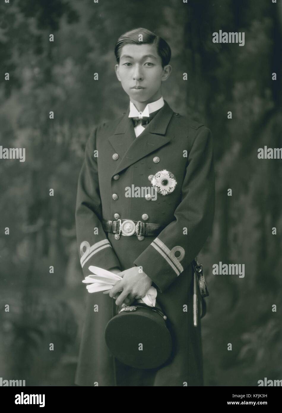 Nobuhito, Prince Takamatsu (1905-1987), brother of Emperor Shôwa (Hirohito) of Japan.  c.1925    Photo Taponier Photo12.com - Coll. Taponier credit:Photo12/Coll. Taponier Stock Photo