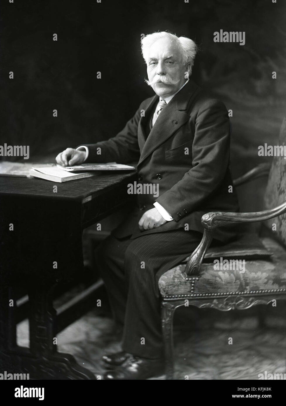 Gabriel Fauré (1845-1924), French composer.  c.1905    Photo Taponier credit:Photo12/Coll. Taponier Stock Photo