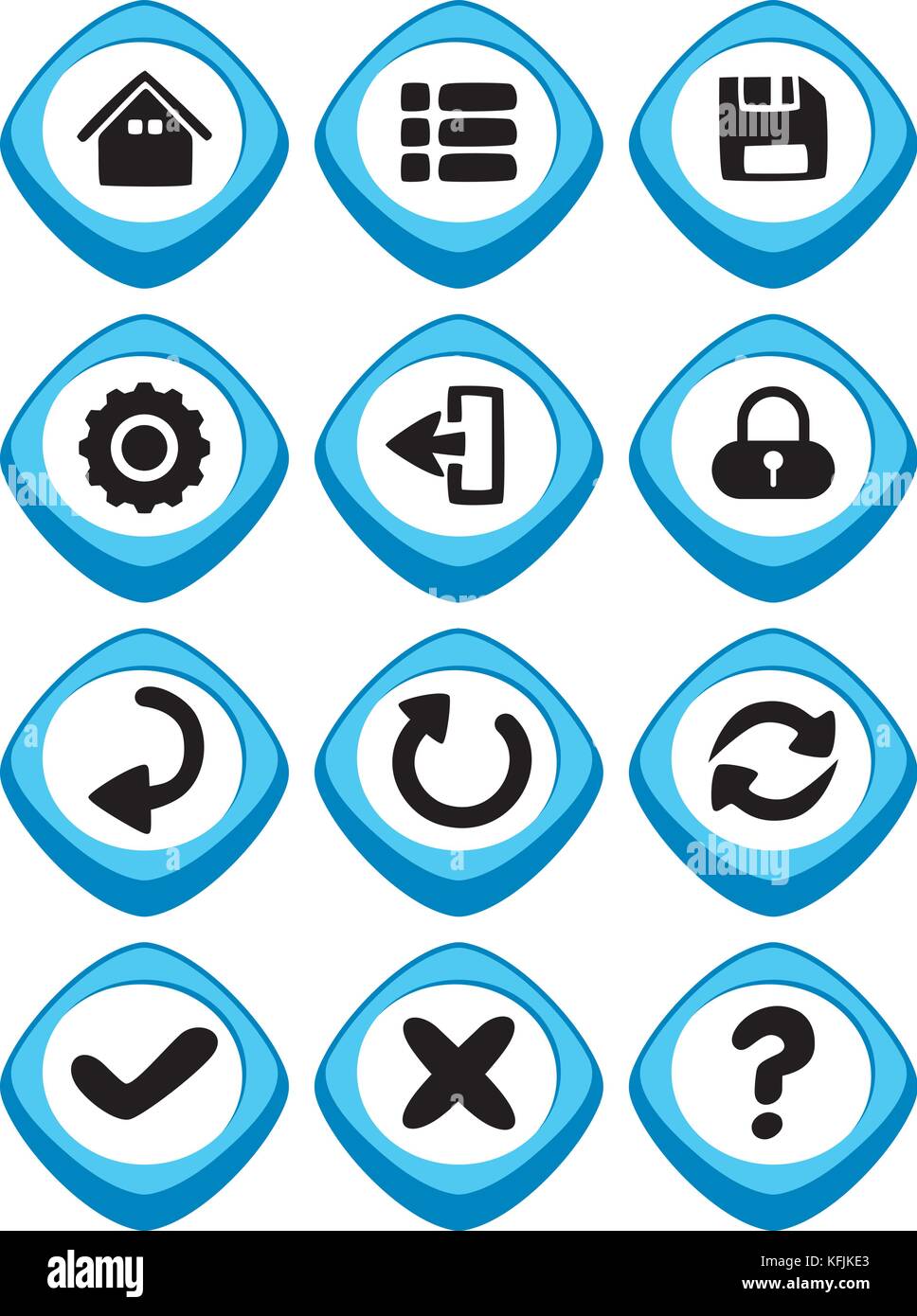 game asset icon sign symbol button vector art Stock Vector Image & Art ...