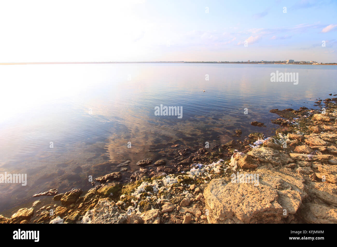 Beautiful wild lake Techirghiol Stock Photo: 164524548 - Alamy