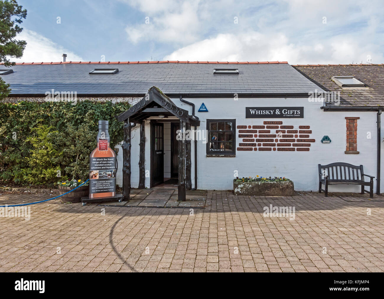 Whisky & Gift shop at Blacksmiths Gretna Green Gretna Dumfries