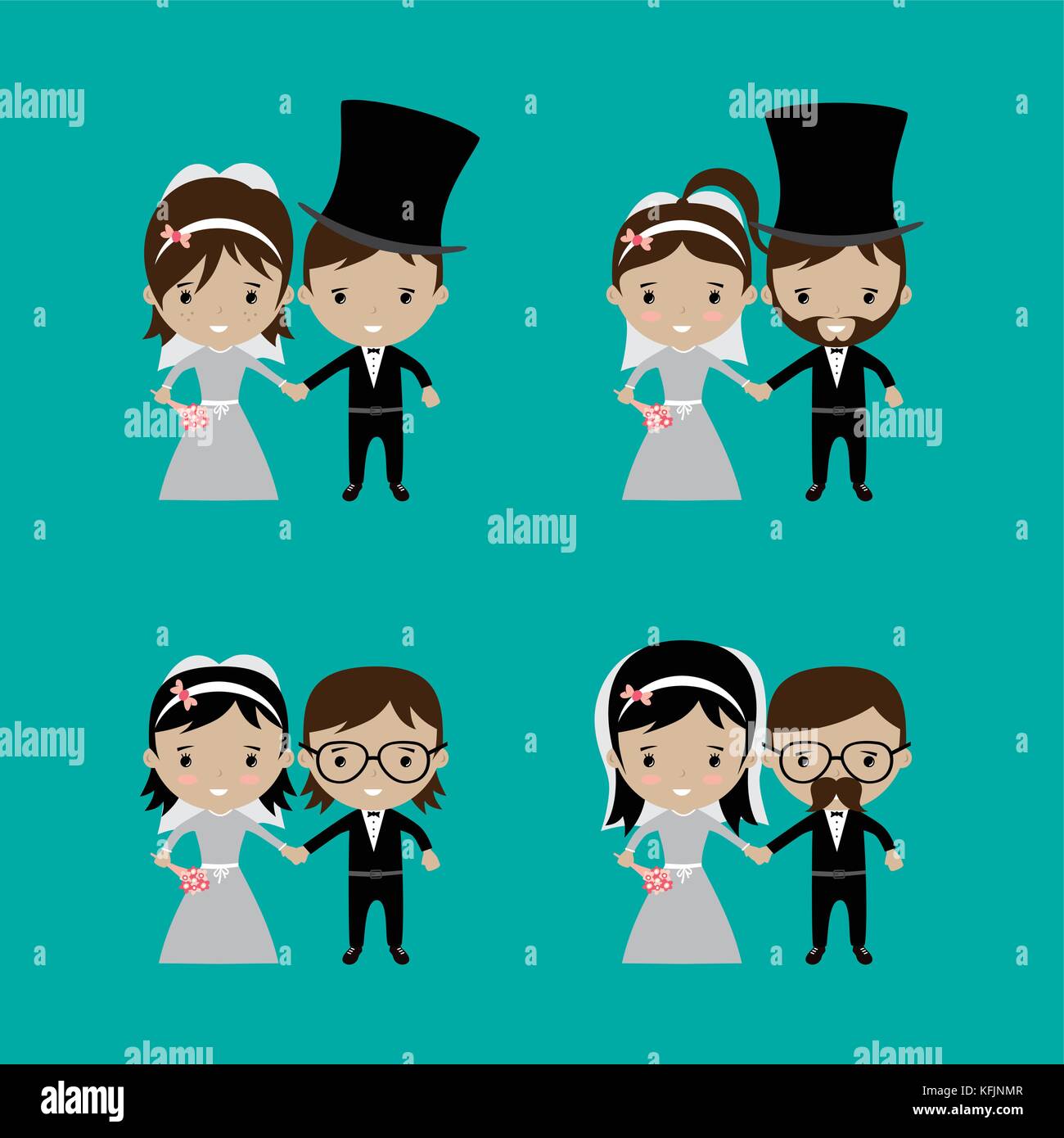 Funny bride and groom hi-res stock photography and images - Page 17 - Alamy