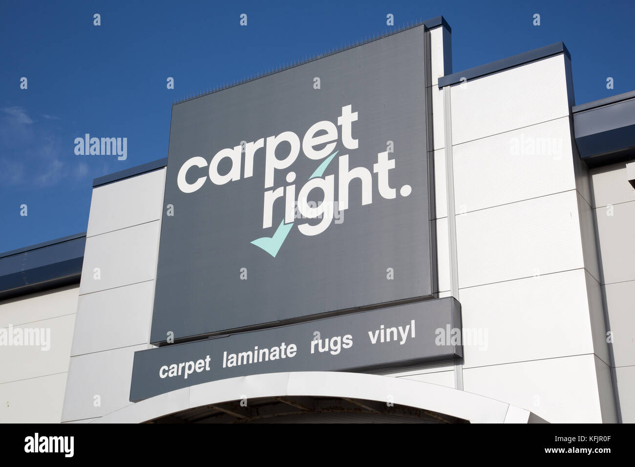 Carpet Right new branding Stock Photo