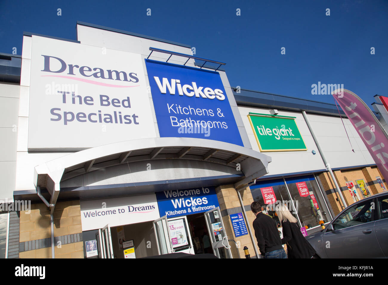 Dreams, Bed Specialist and Wickes Kitchens and Bathrooms, Southport