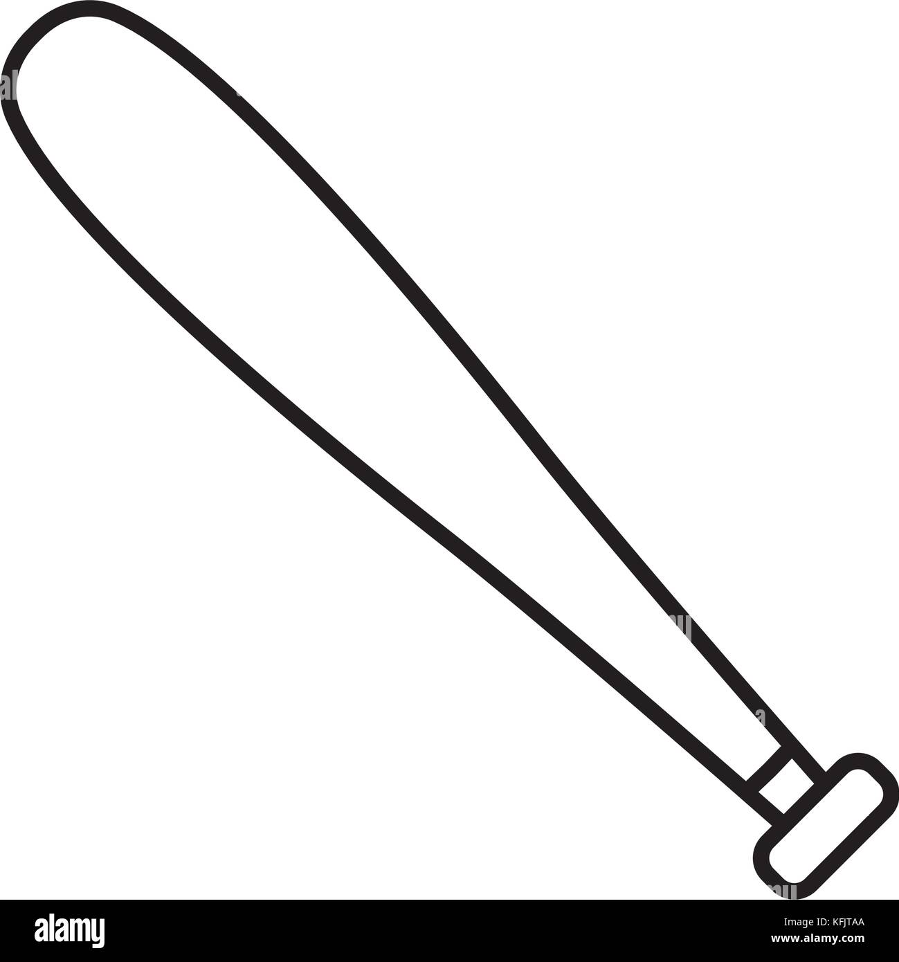 Baseball bat symbol Stock Vector Image & Art Alamy