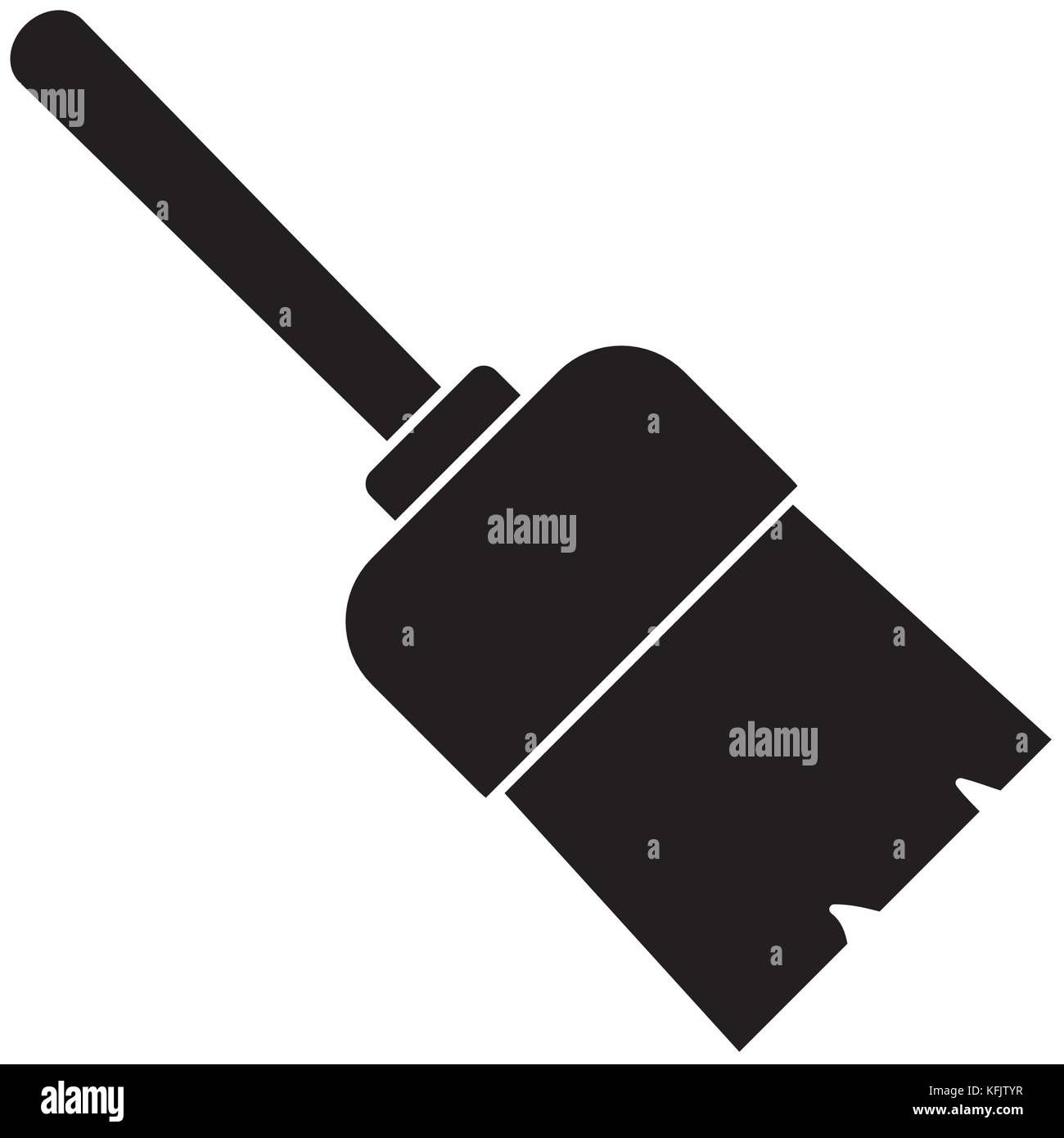 Construction paint brush Stock Vector Image & Art - Alamy