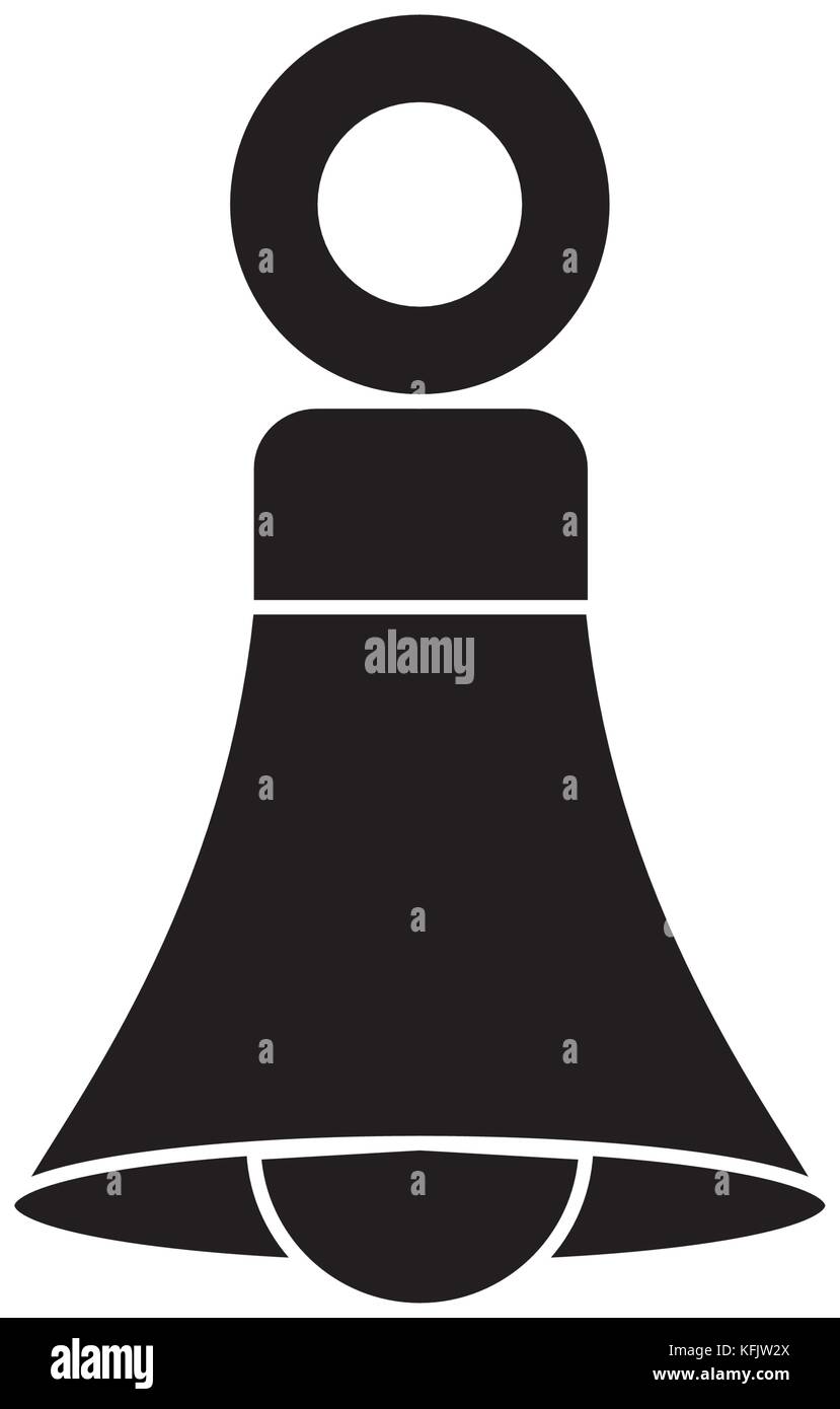 Handbell isolated symbol Stock Vector Image & Art Alamy