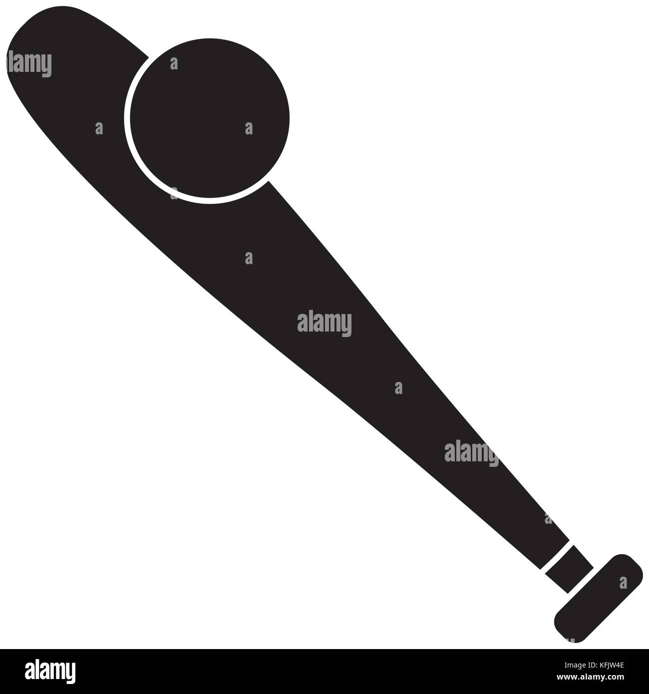 Baseball bat symbol Stock Vector Image & Art Alamy