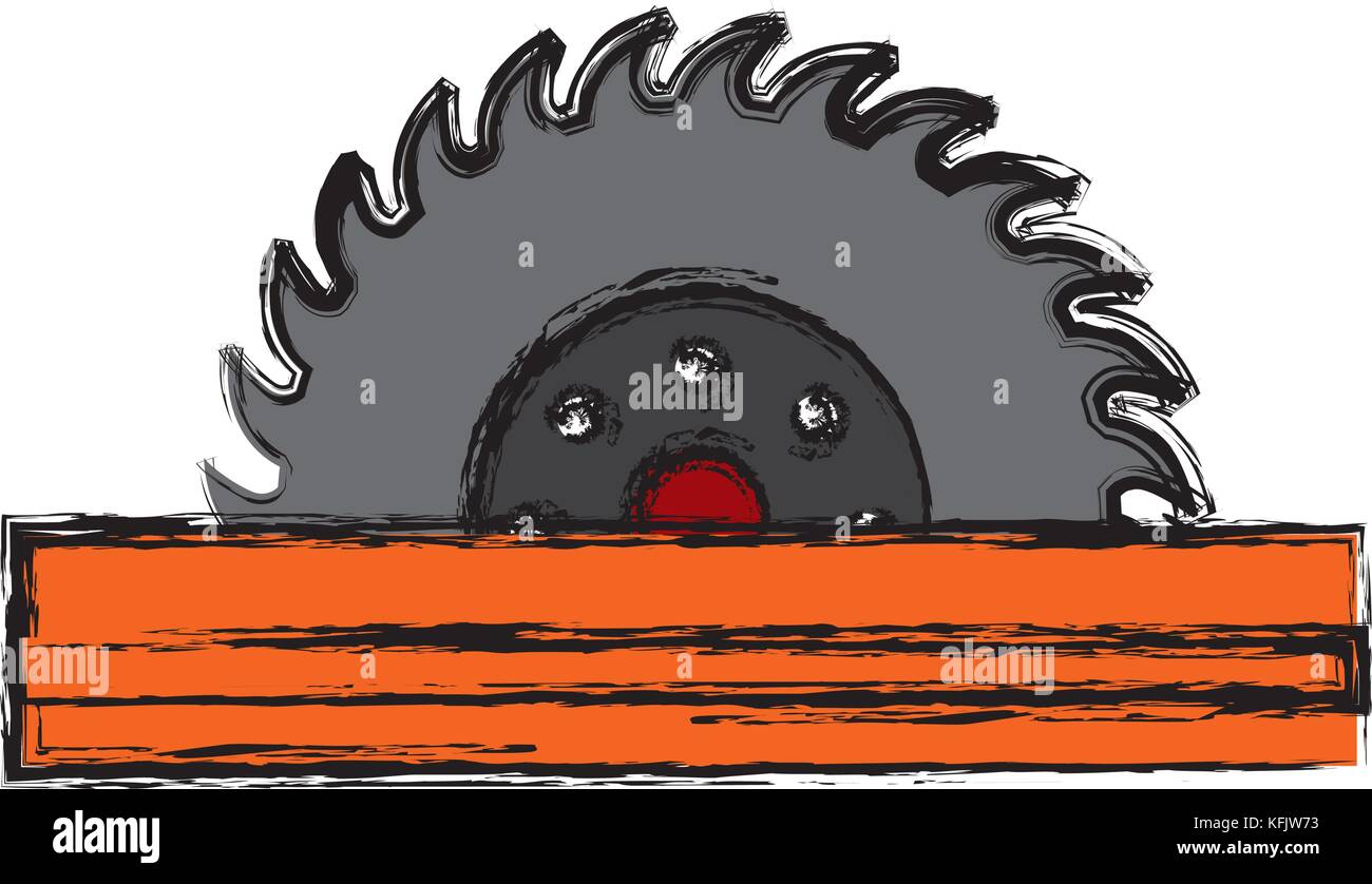 Circular blade saw Stock Vector Image & Art - Alamy