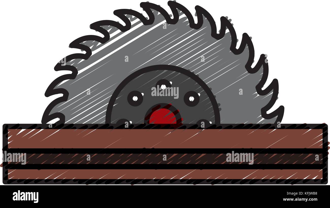 Circular blade saw Stock Vector Image & Art - Alamy