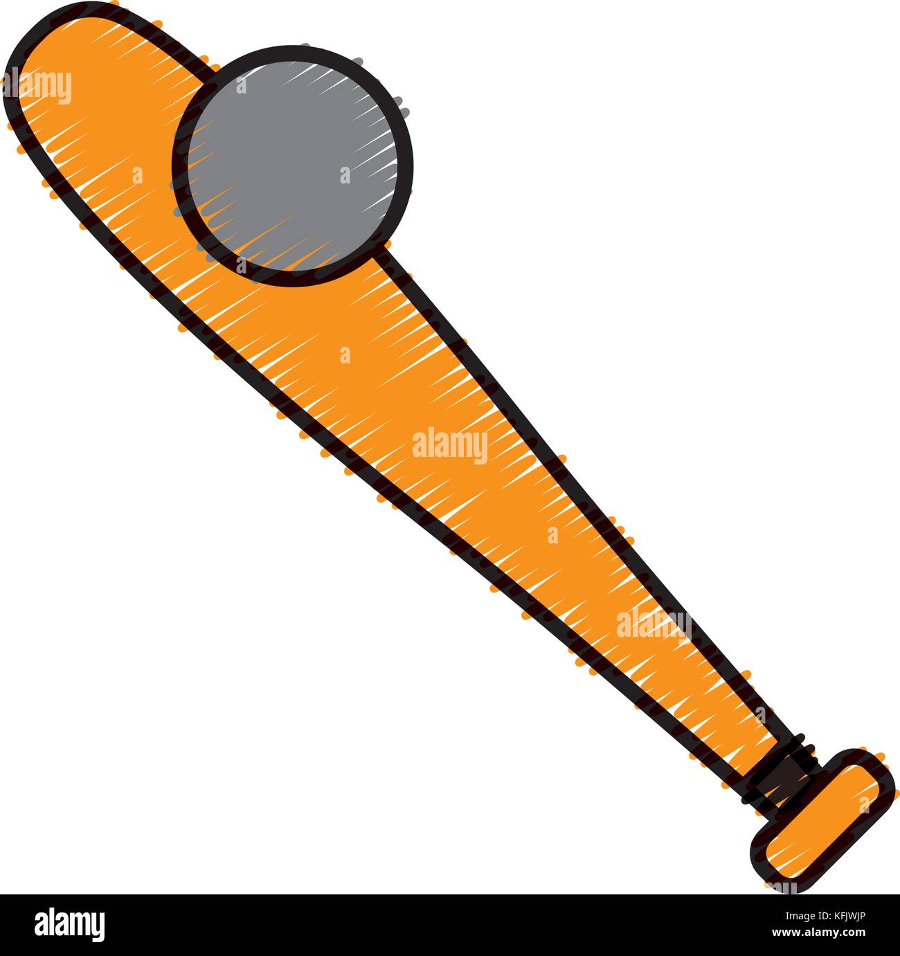 Baseball bat symbol Stock Vector Image & Art Alamy