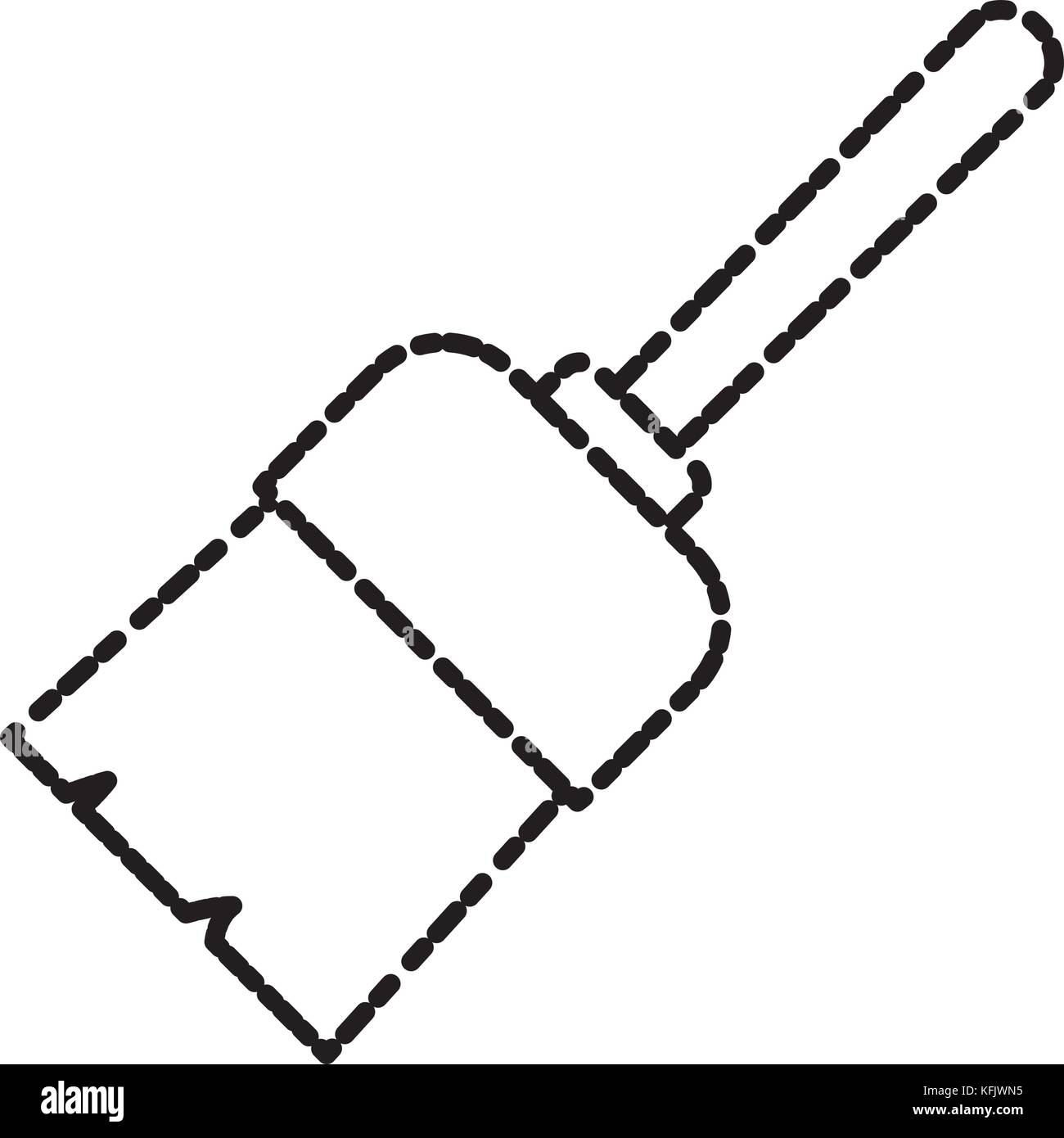Construction paint brush Stock Vector Image & Art - Alamy