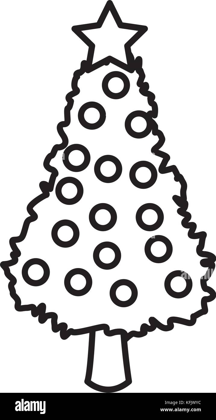 Tree chrsitmas isolated Stock Vector Image &amp; Art - Alamy