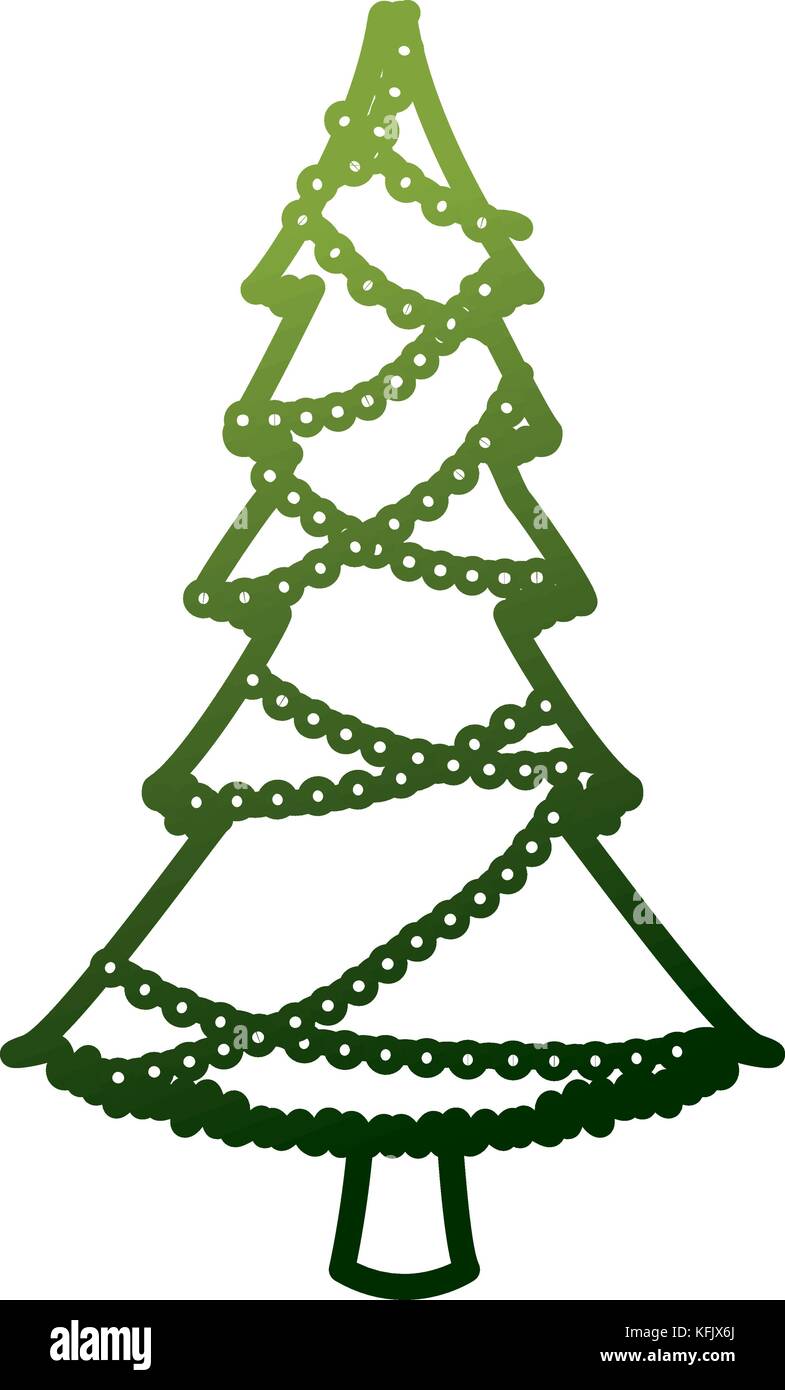 Tree chrsitmas isolated Stock Vector Image & Art - Alamy
