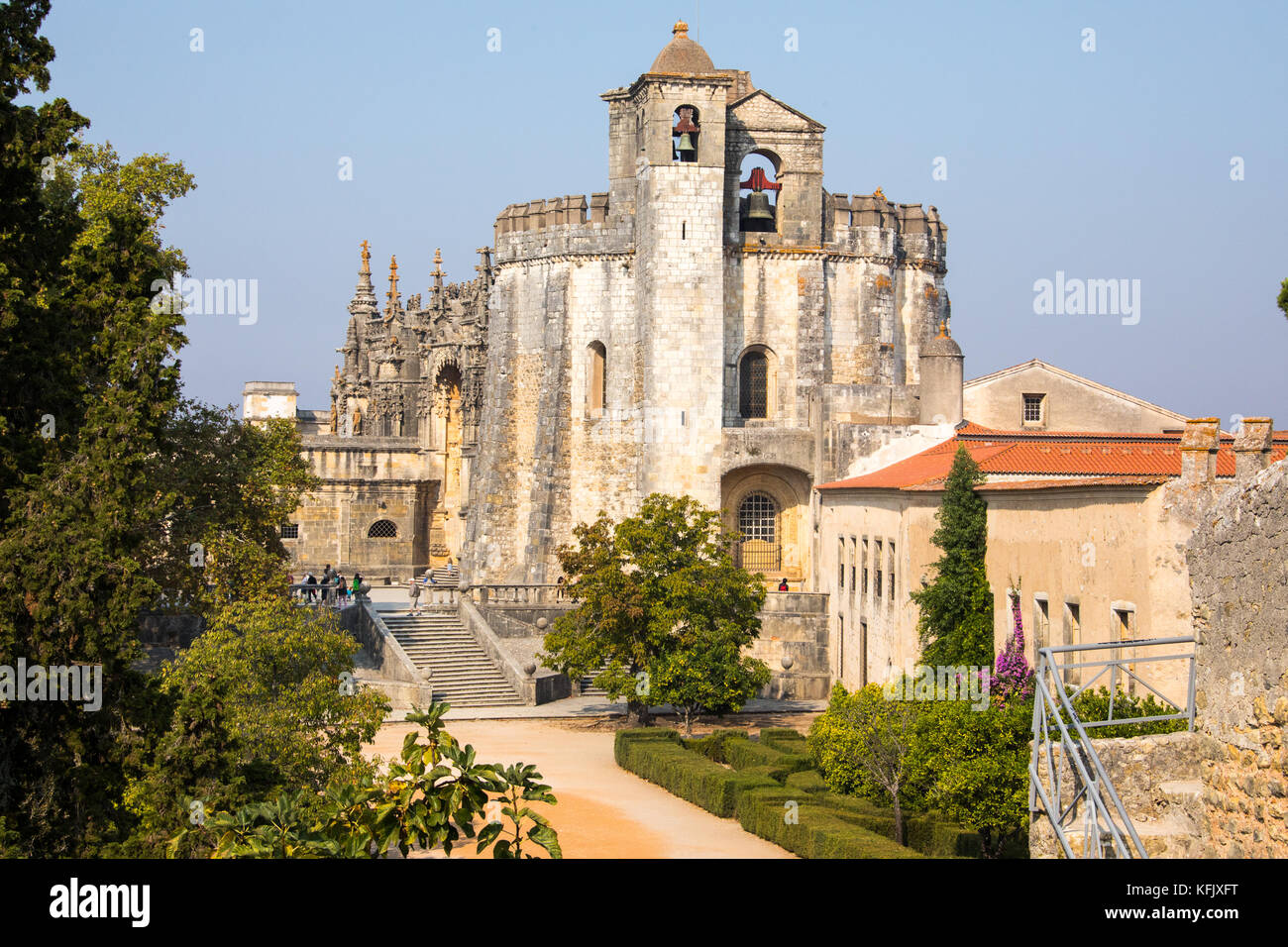 Convent of Christ or Convento de Cristo, Tomar, Ribatejo Province, Portugal Stock Photo
