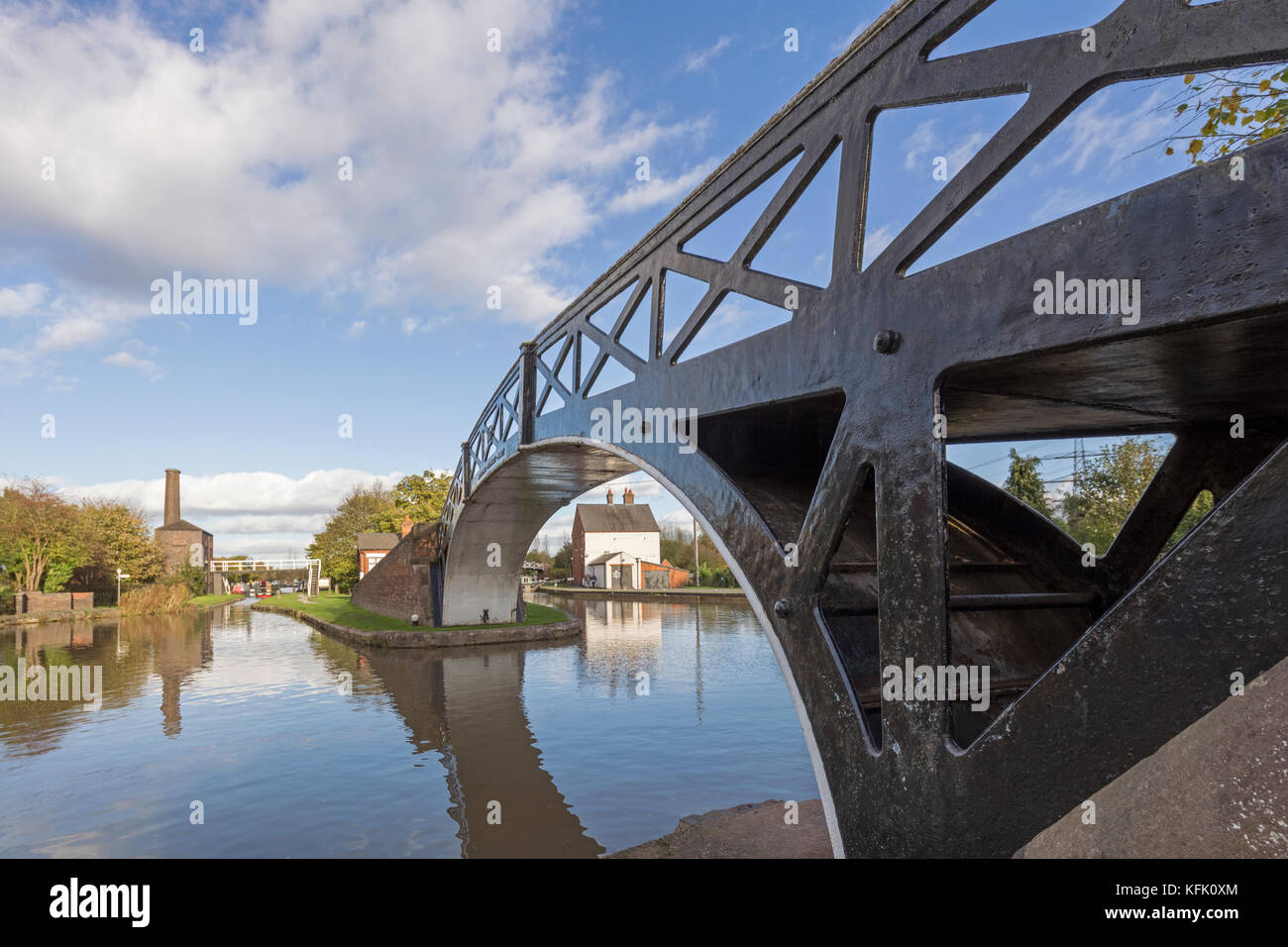Hawkesbury Junction or Sutton Stop at the northern end of the Oxford Canal, Warwickshire