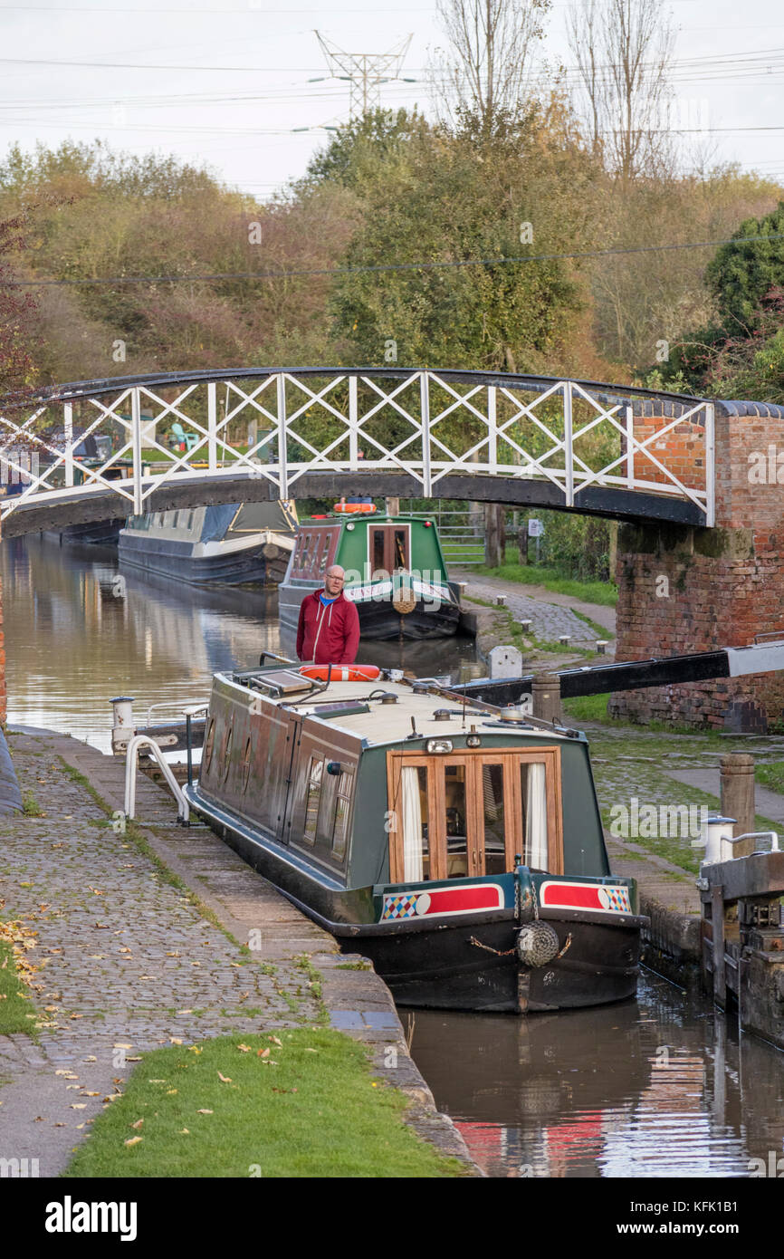 Hawkesbury Junction or Sutton Stop at the northern end of the Oxford Canal, Warwickshire