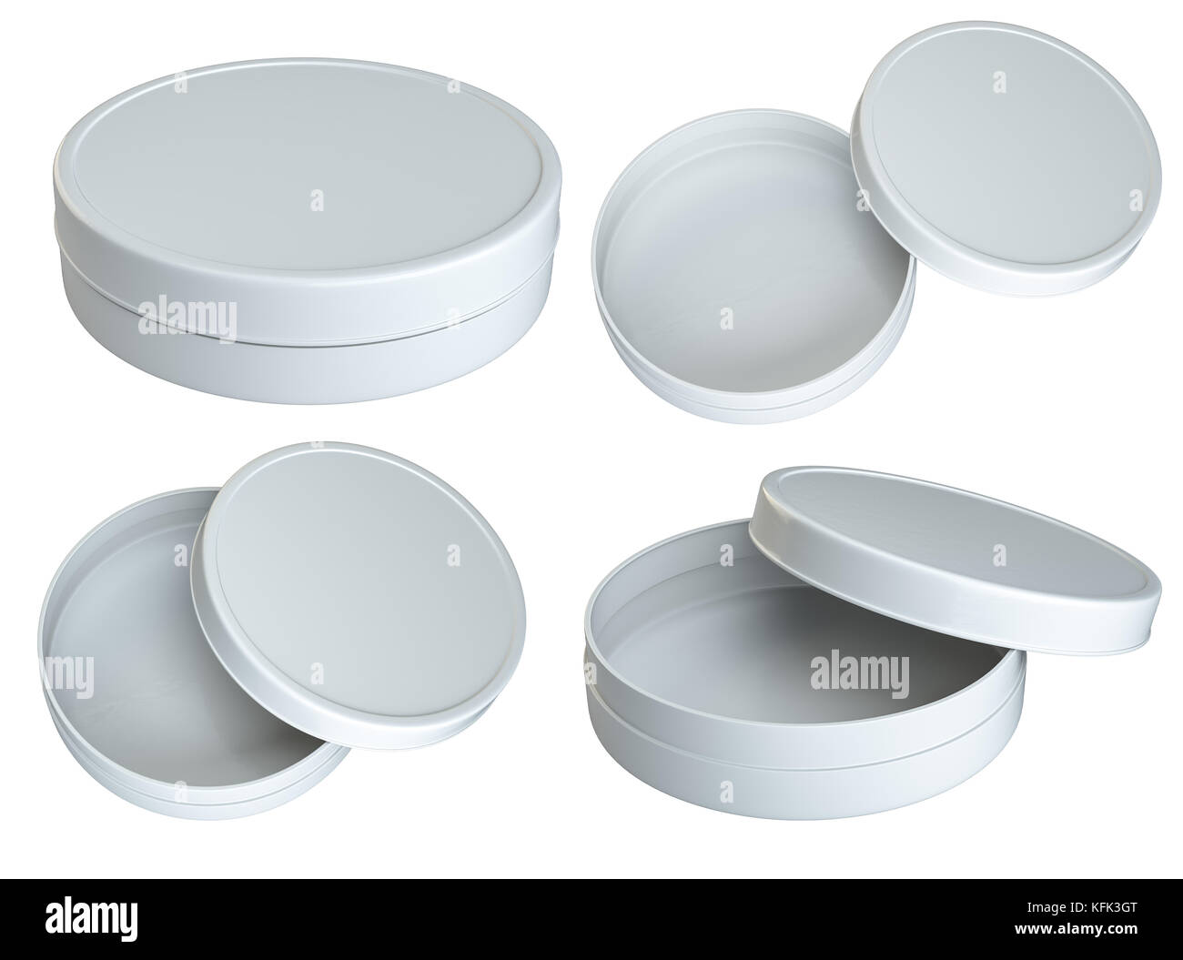 Blank cosmetic package container Stock Photo