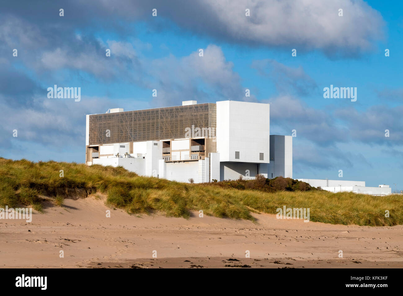 View of Torness Nuclear Power station in Scotland, United Kingdom. Stock Photo