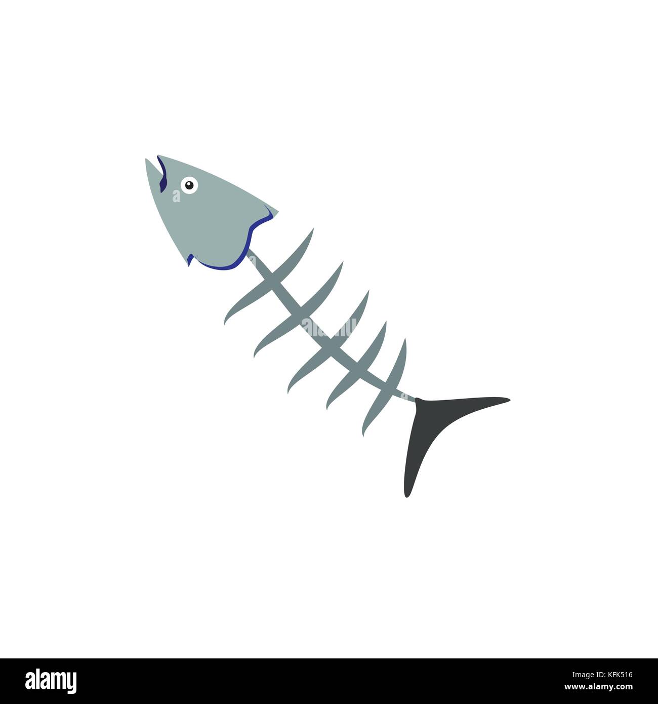 Fin with spine Stock Vector Images - Alamy