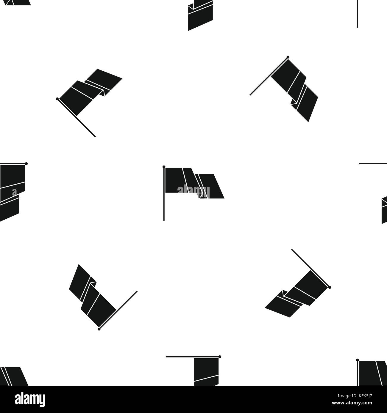 Flag pattern seamless black stock vector image art alamy