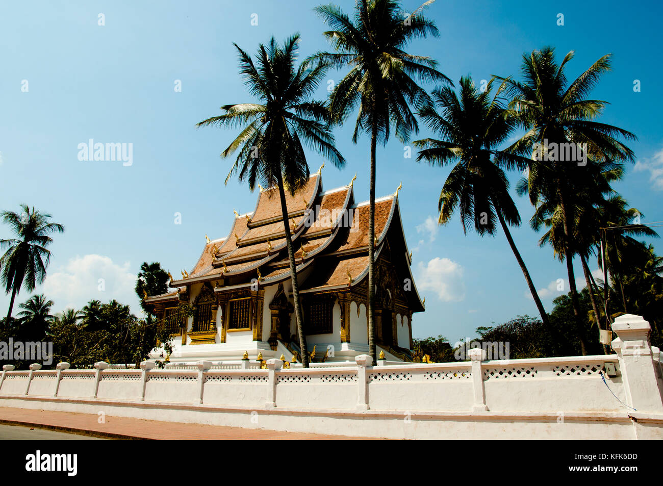 Haw Pha Bang Temple - Luang Prabang - Laos Stock Photo