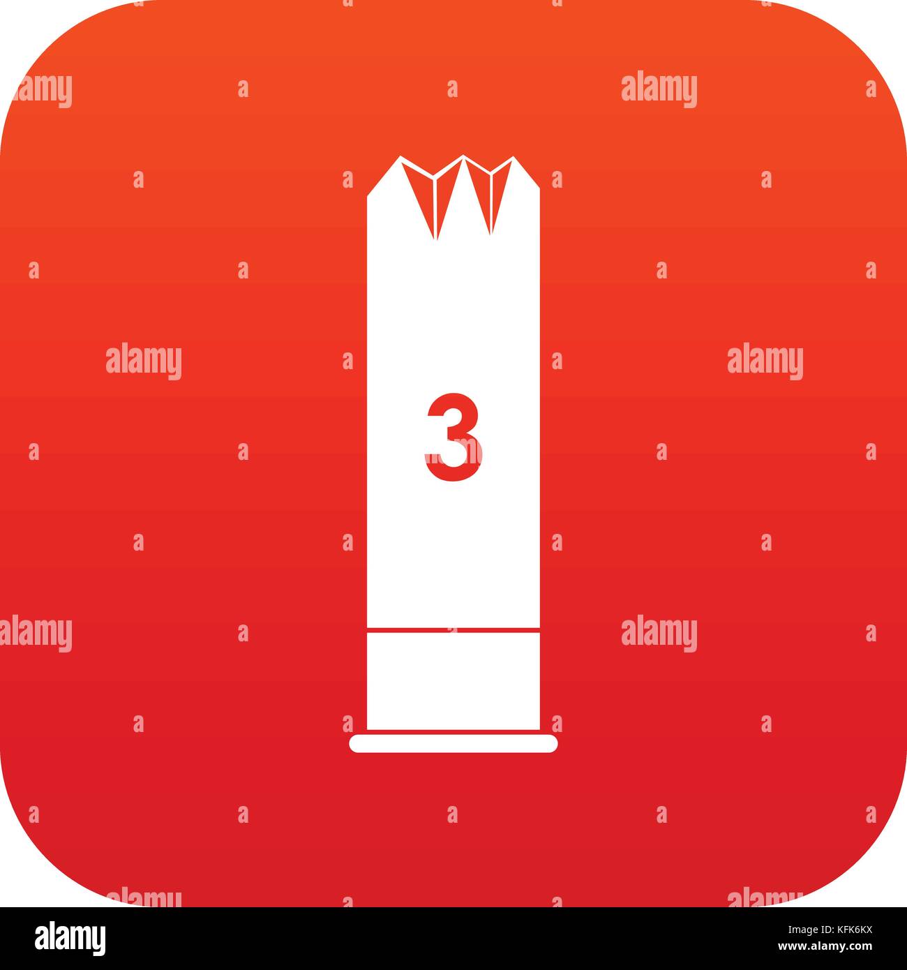 Expanding bullets icon digital red Stock Vector Image & Art - Alamy