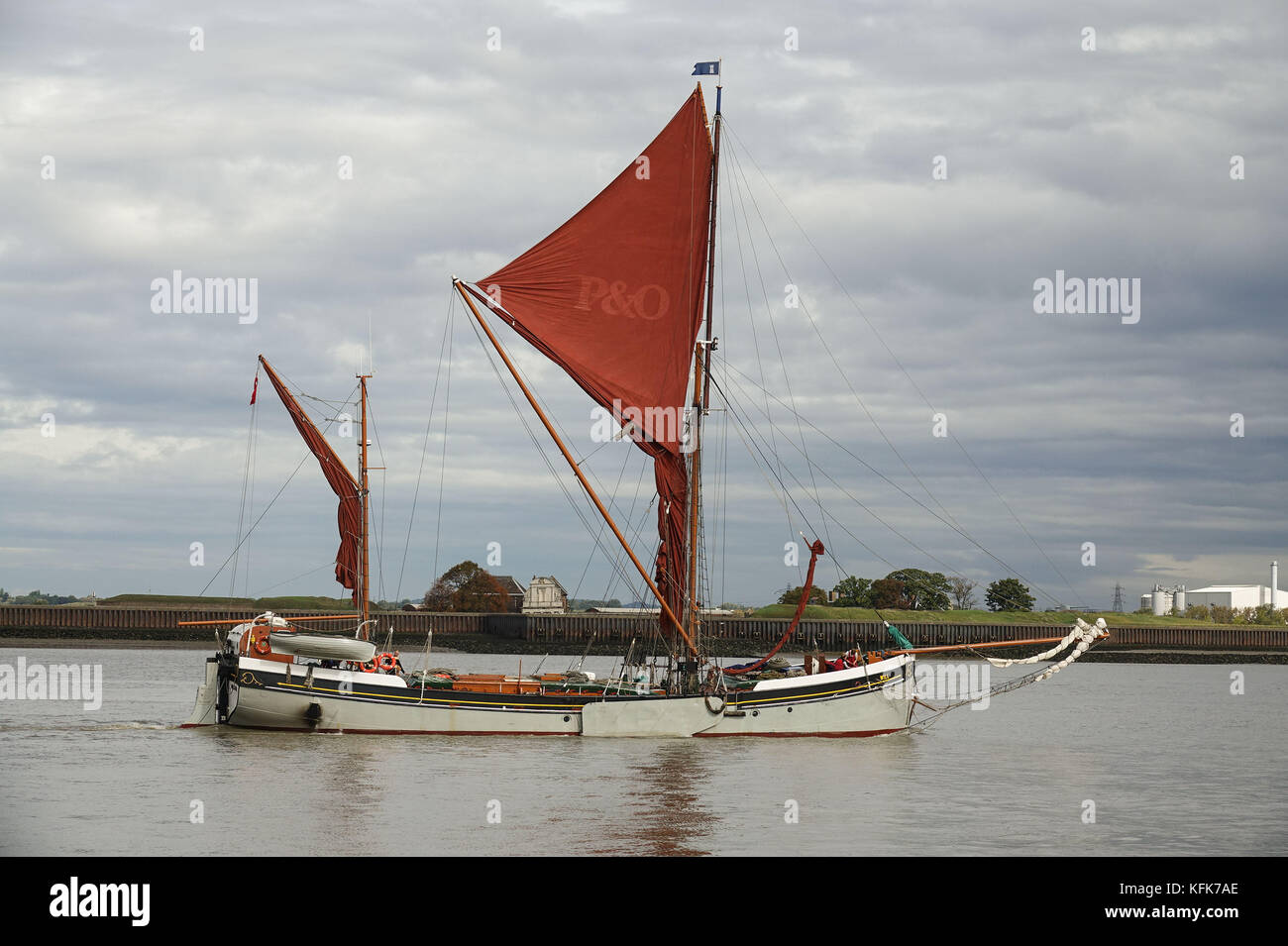 Thames Sailing Barge "Will Stock Photo Alamy