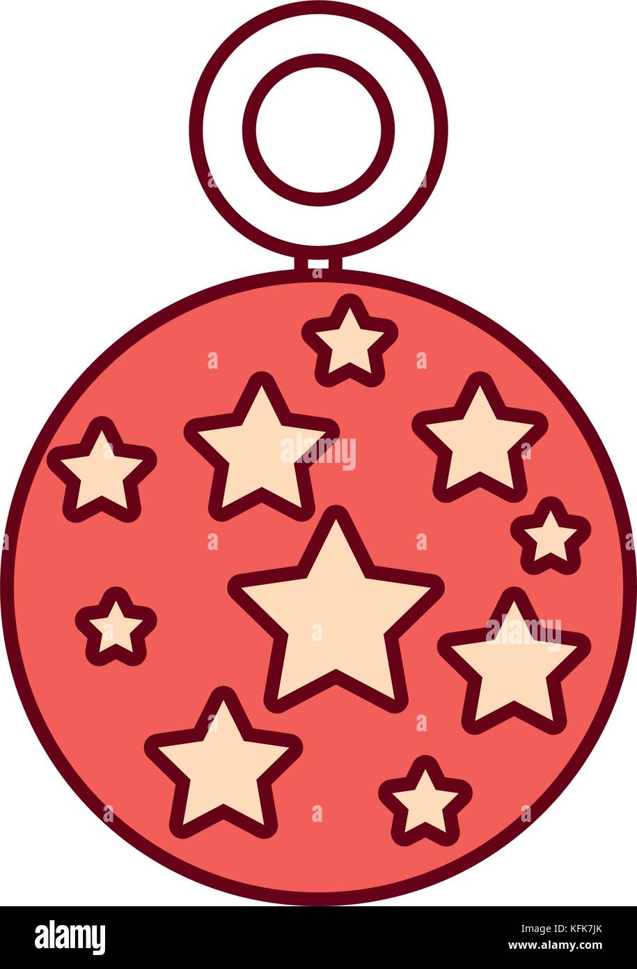 christmas ball vector illustration Stock Vector Image & Art - Alamy