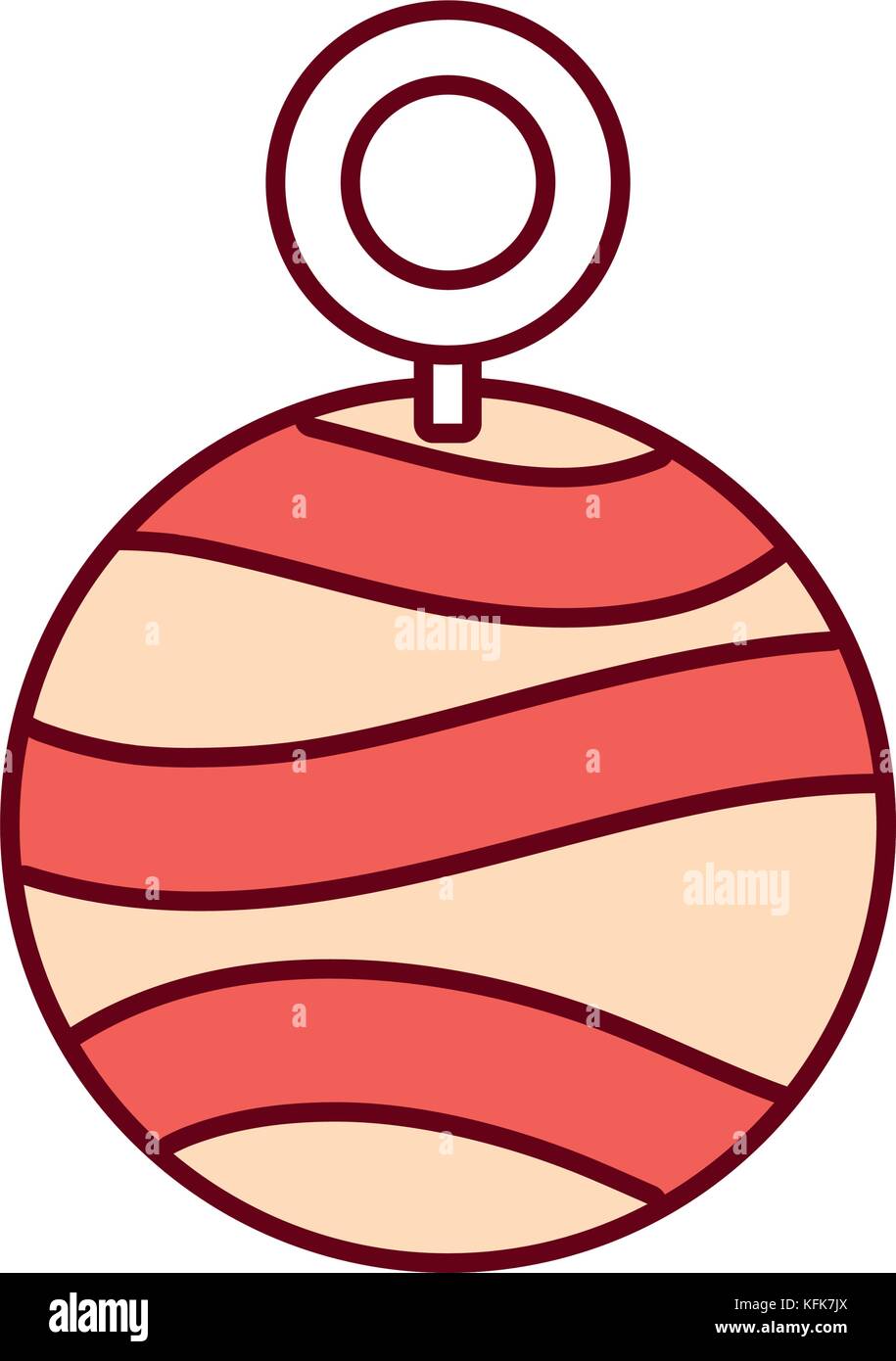 christmas ball vector illustration Stock Vector Image & Art - Alamy