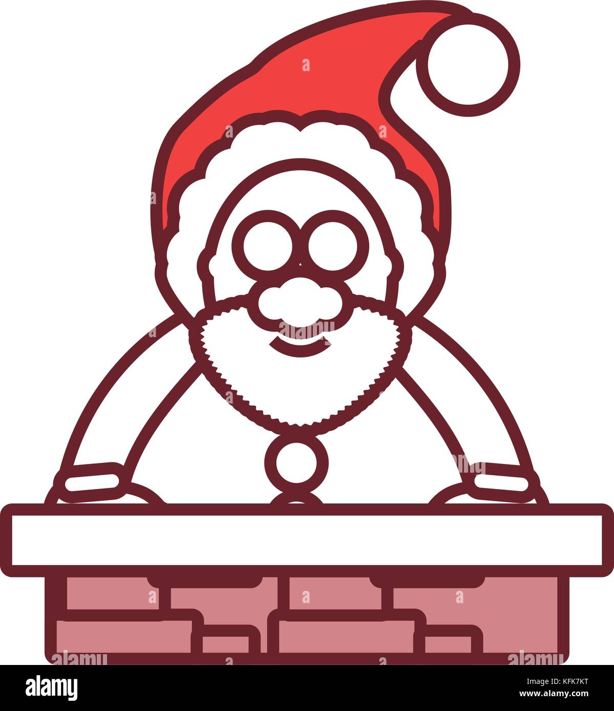 santa claus vector illustration Stock Vector Image & Art - Alamy