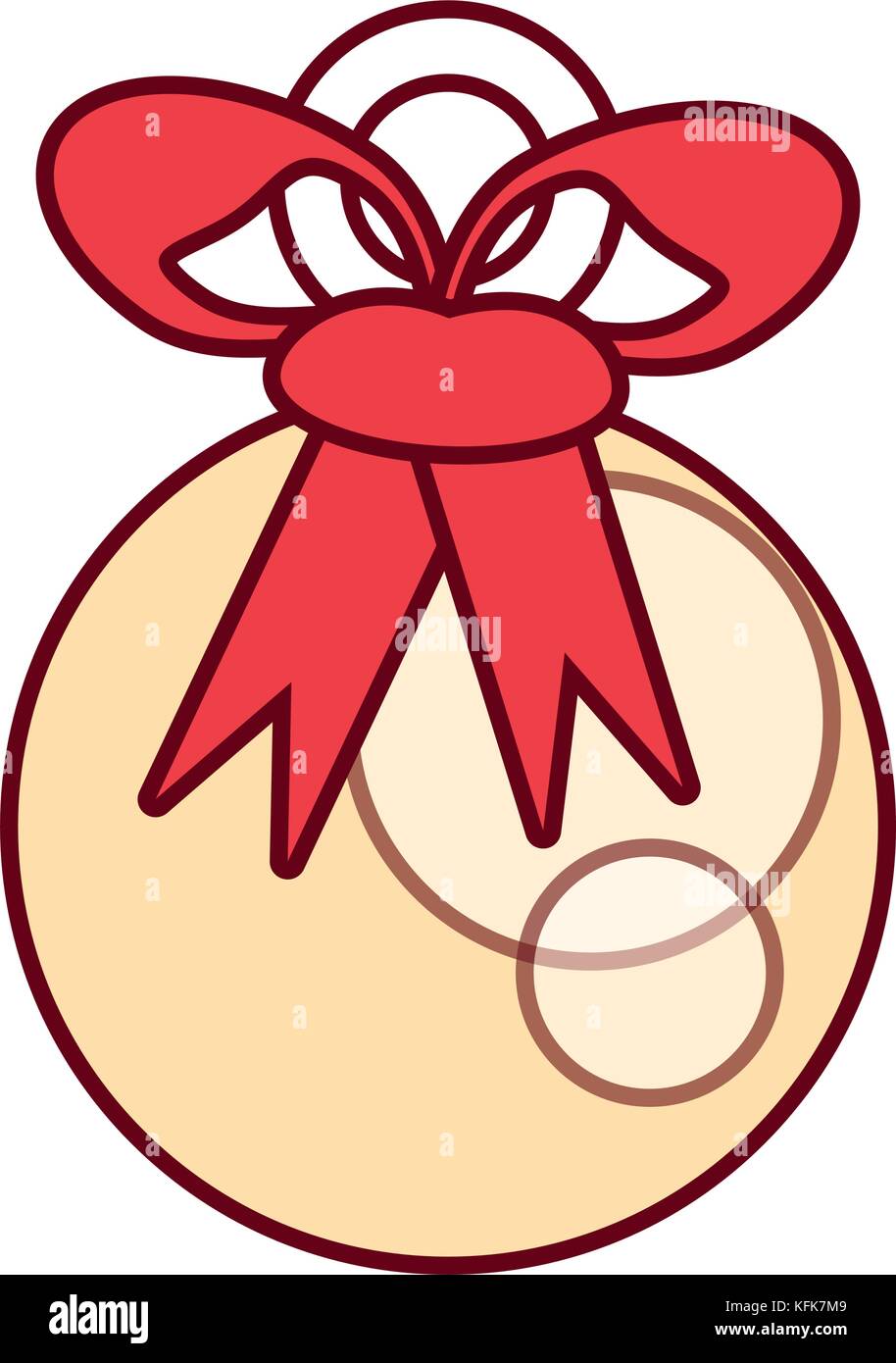 christmas ball vector illustration Stock Vector Image & Art - Alamy