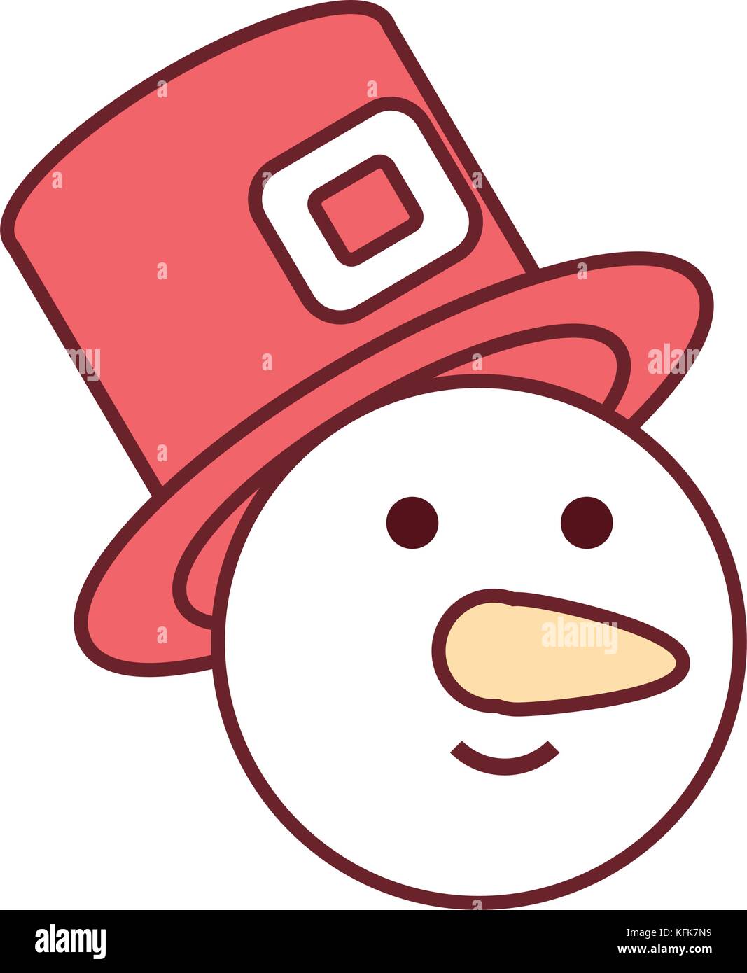 snowman vector illustration Stock Vector Image & Art - Alamy