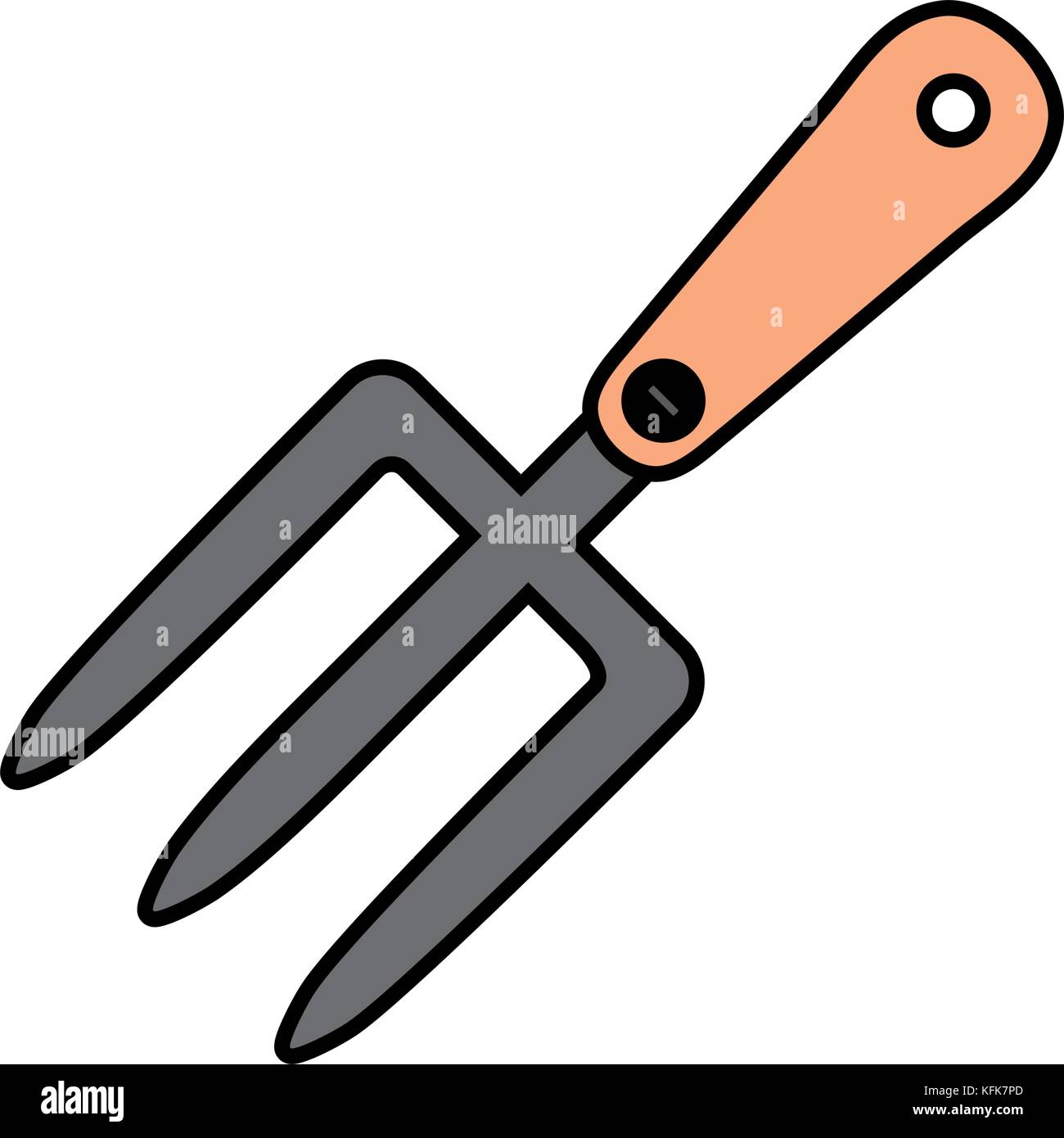 hand fork vector illustration Stock Vector Image & Art - Alamy