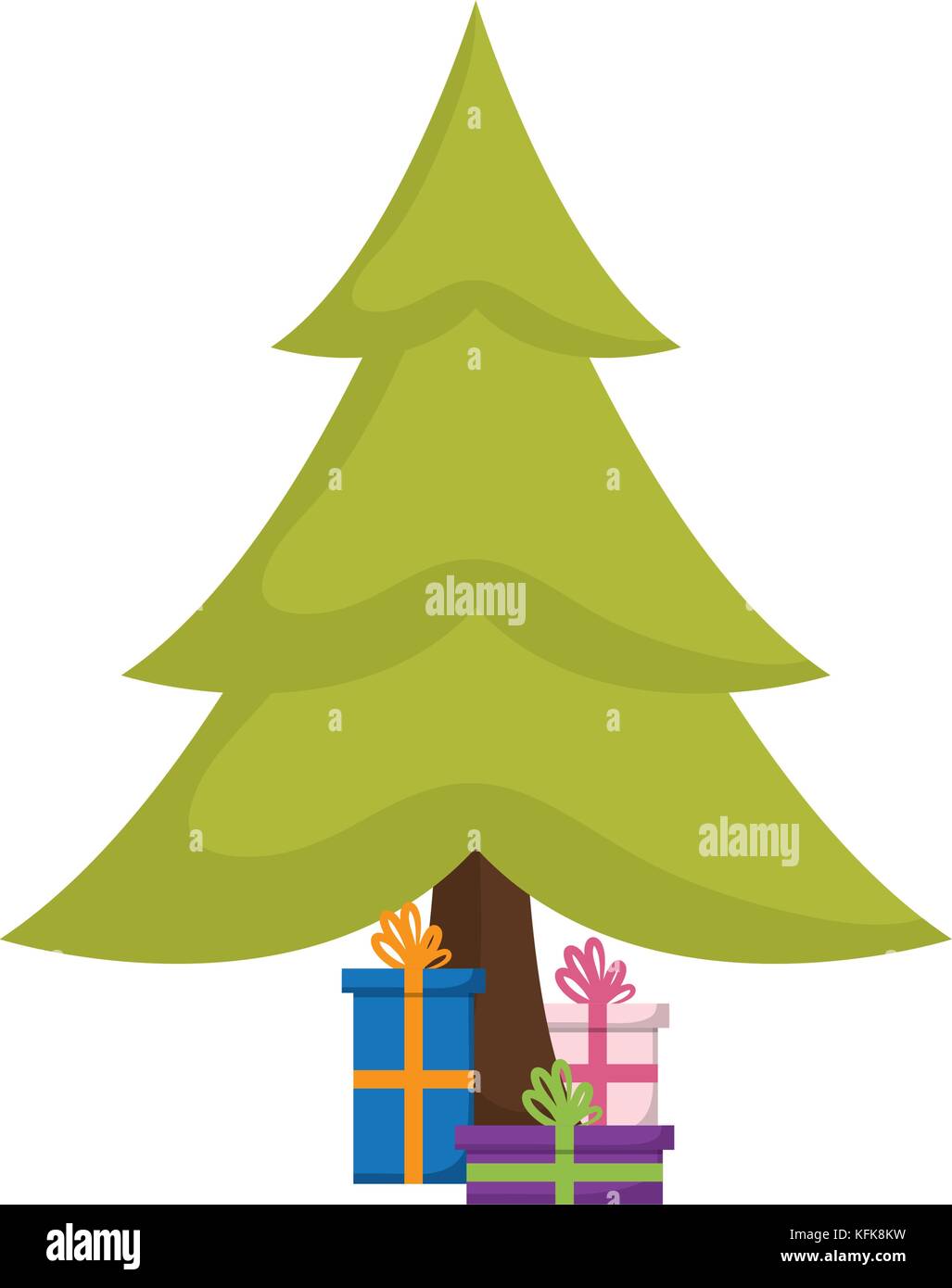 christmas tree icon Stock Vector Image & Art - Alamy